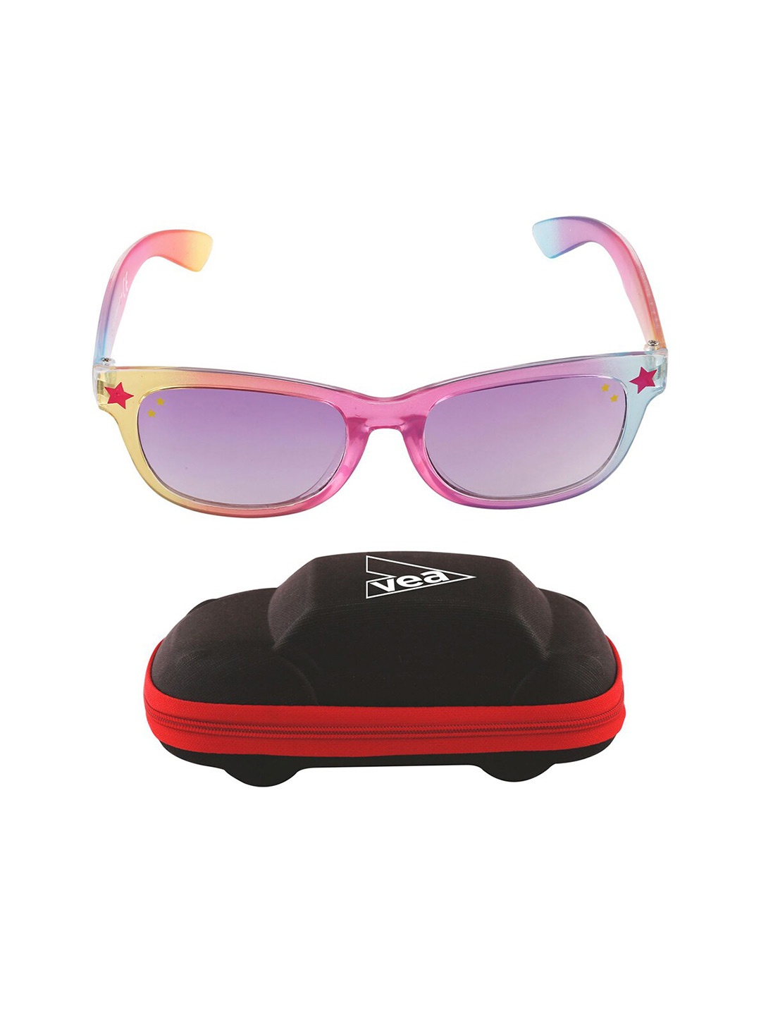 

VEA Girls Aviator Sunglasses with UV Protected Lens GS2216, Purple