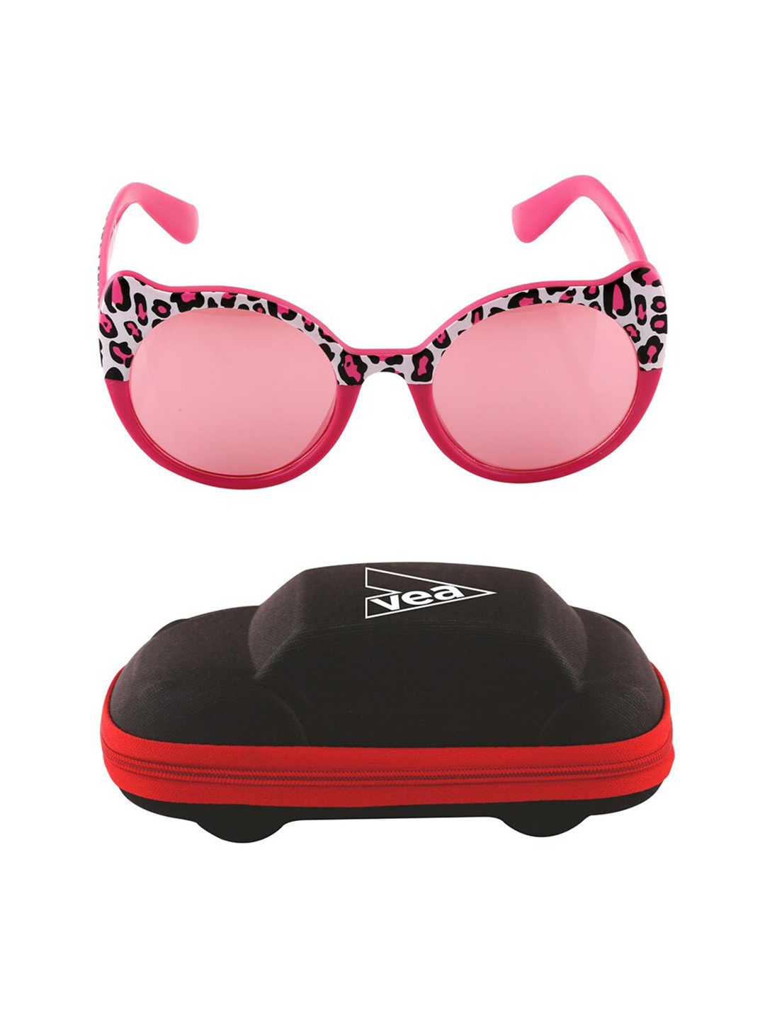 

VEA Girls Round Sunglasses With UV Protected Lens, Fuchsia