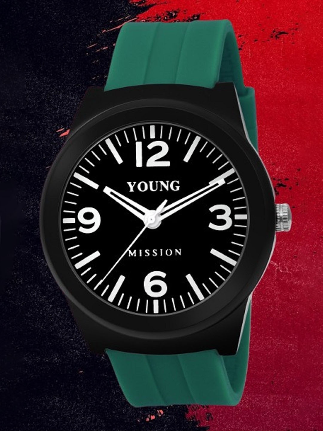 

YOUNG MISSION Kids Printed Dial Analogue Watch YOUNG MISSION YM 604, Black