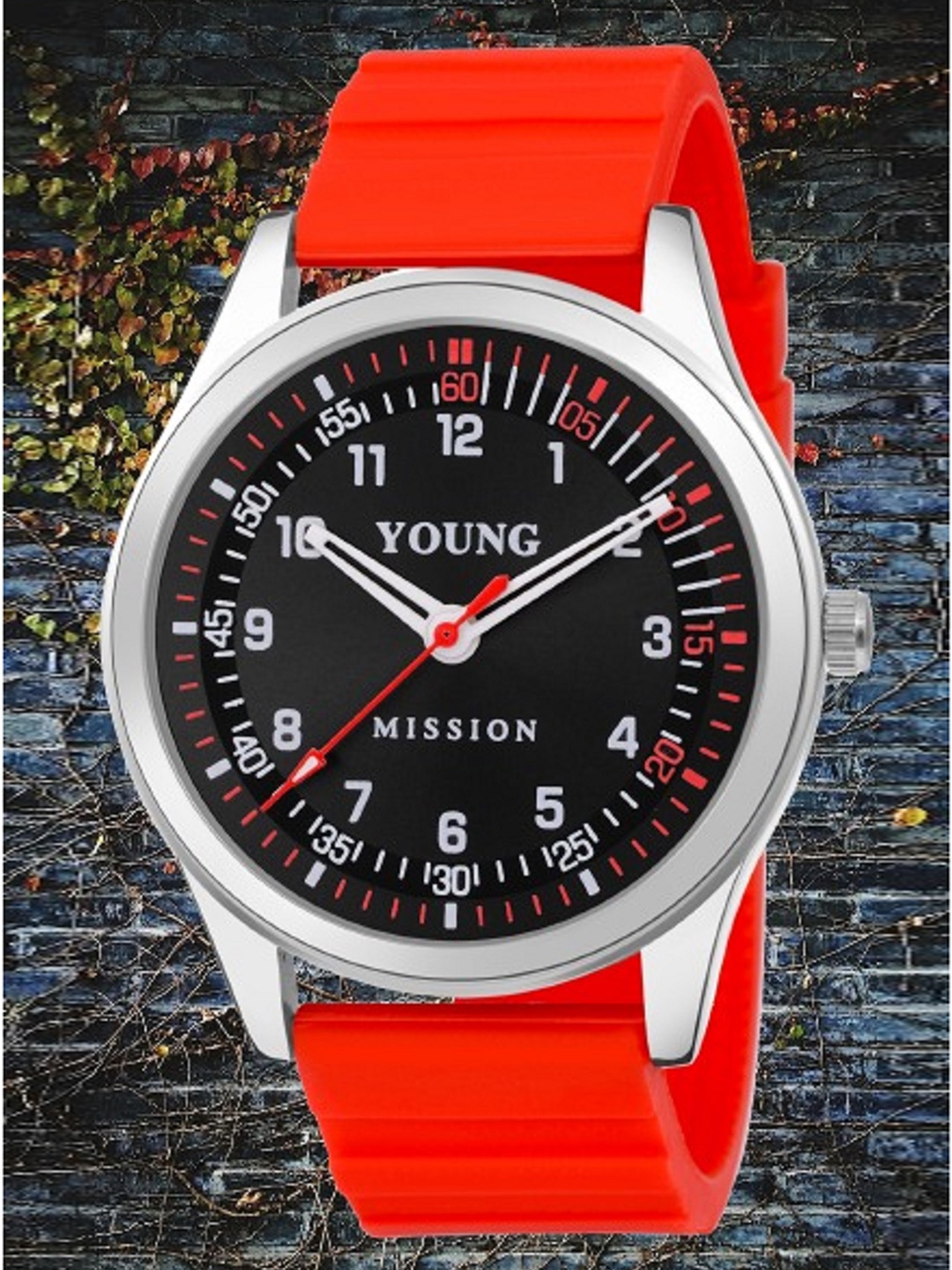 

YOUNG MISSION Kids Round Analogue Watch YOUNG MISSION YM 9009 RD 02, Red