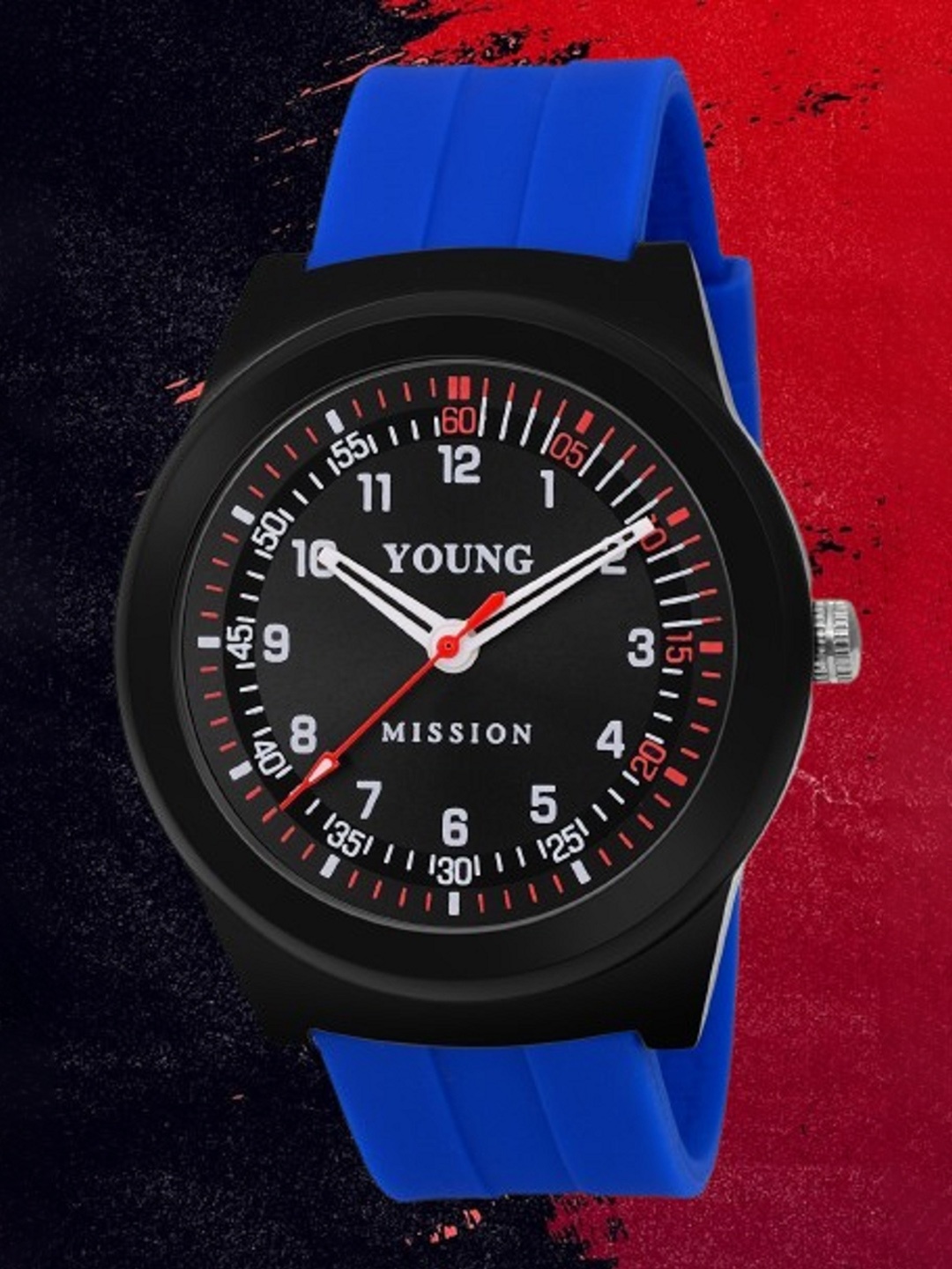 

YOUNG MISSION Kids Round Analogue Watch YOUNG MISSION YM 605 BK, Blue