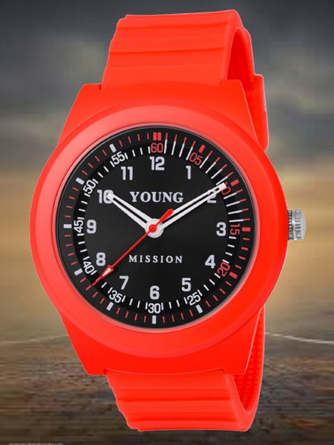 

YOUNG MISSION Kids Round Analogue Watch YOUNG MISSION YM 606 RD, Red