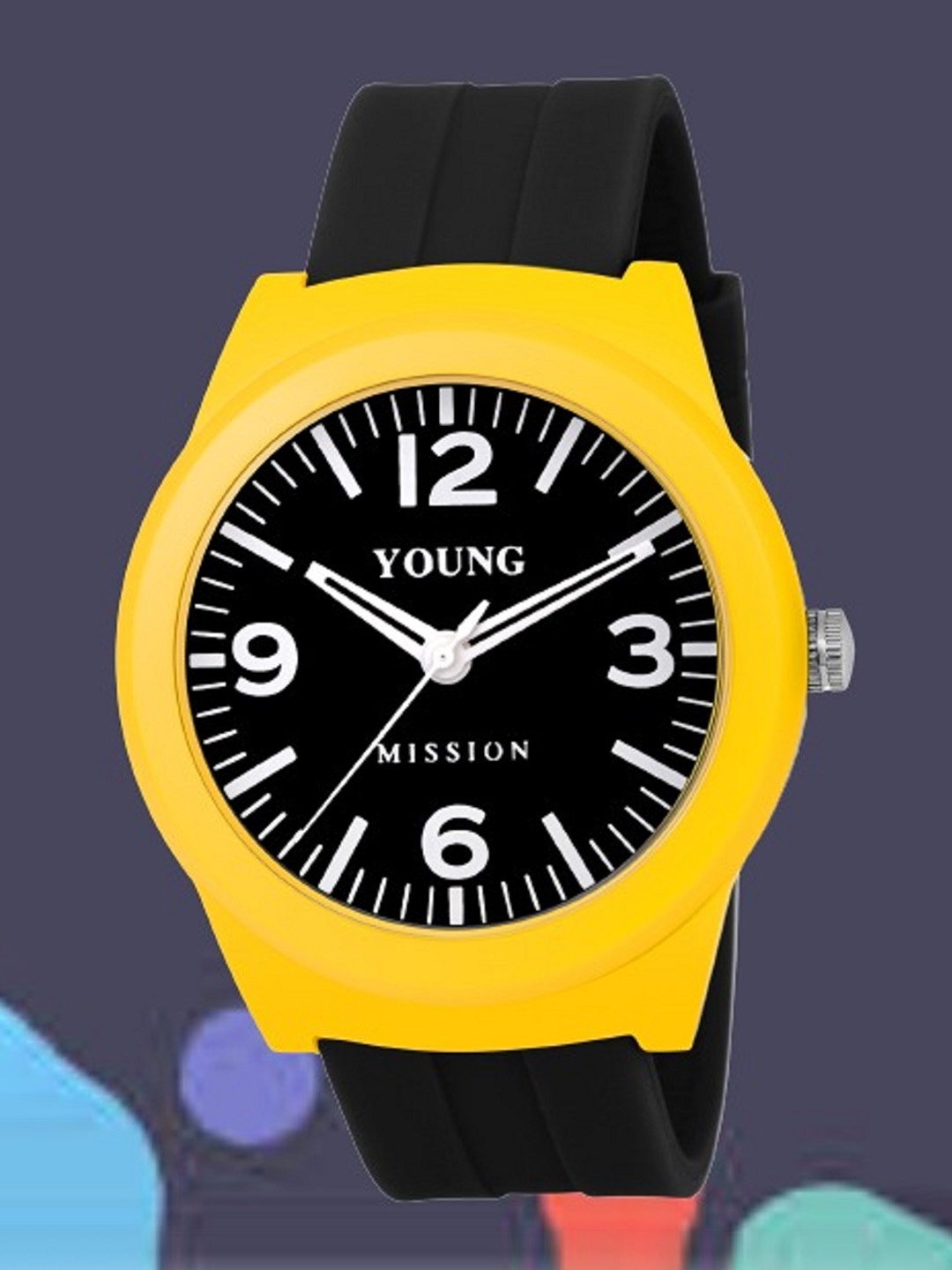 

YOUNG MISSION Kids Printed Dial & Straps Analogue Watch YOUNG MISSION YM 606, Black