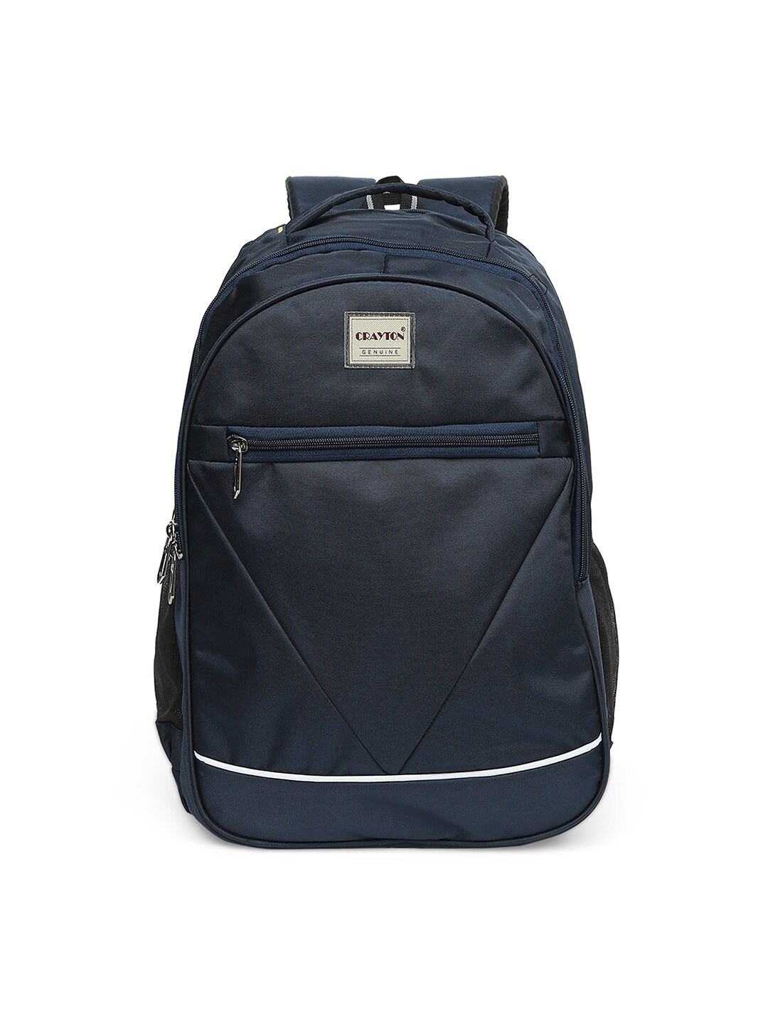 

CRAYTON Unisex Ergonomic Upto 15.6 Inch Backpack with Compression Straps, Navy blue