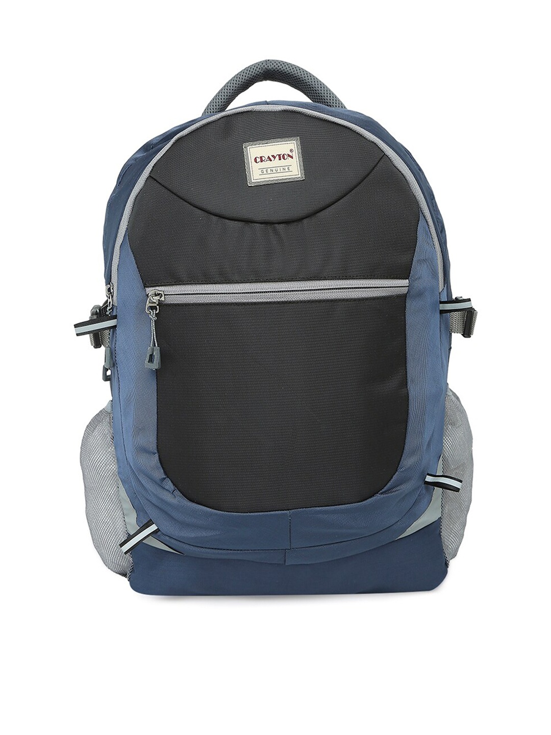 

CRAYTON Unisex Colourblocked Laptop Backpack, Blue