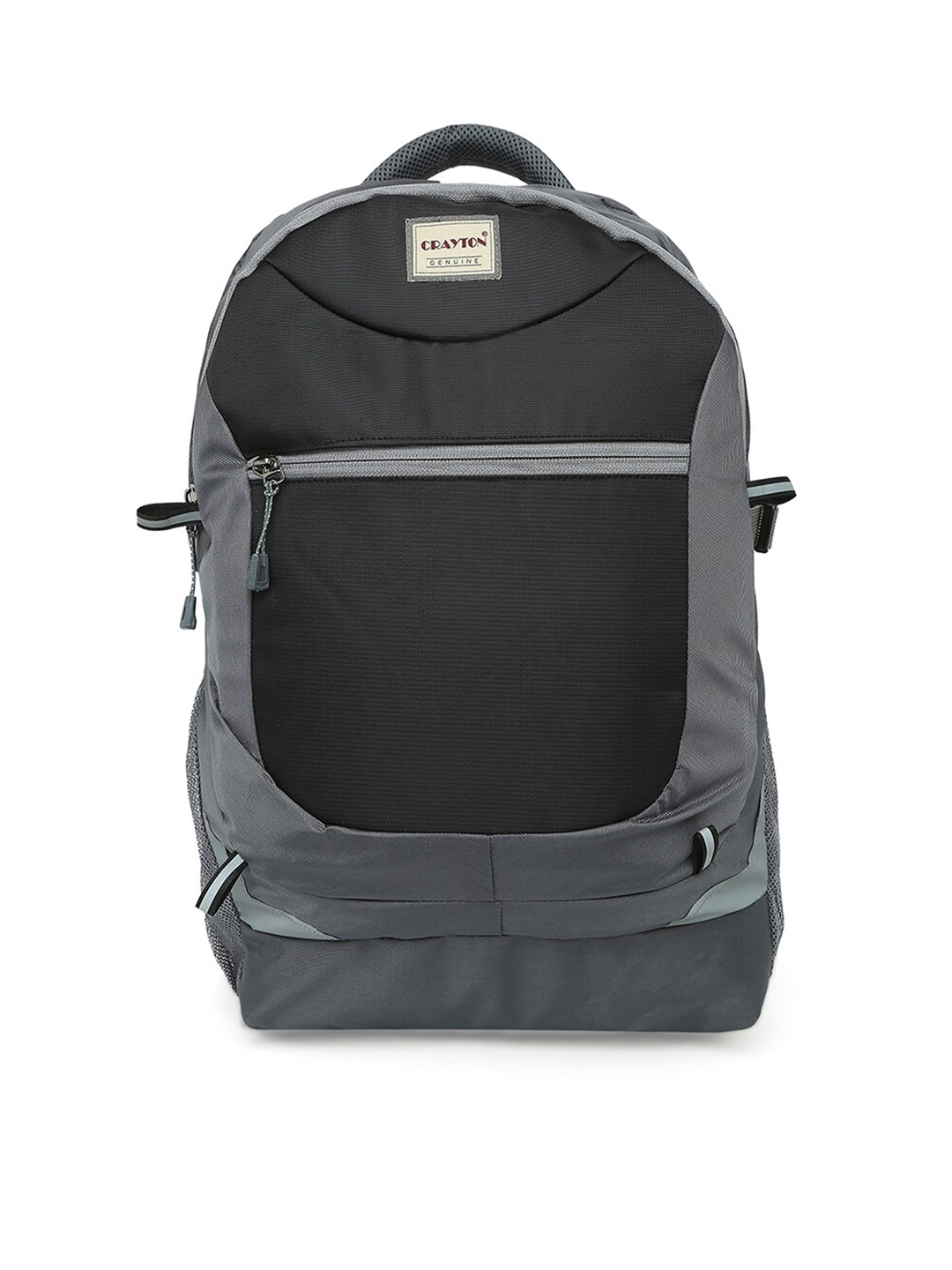 

CRAYTON Unisex Colourblocked Laptop Backpack, Grey