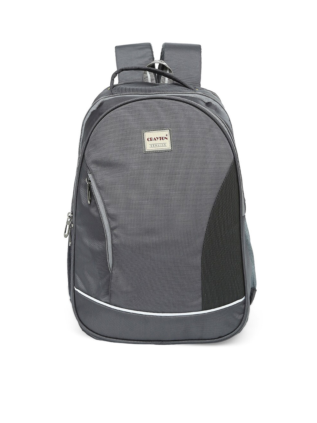 

CRAYTON Unisex Ergonomic Upto 15.6 Inch Backpack with Compression Straps, Grey
