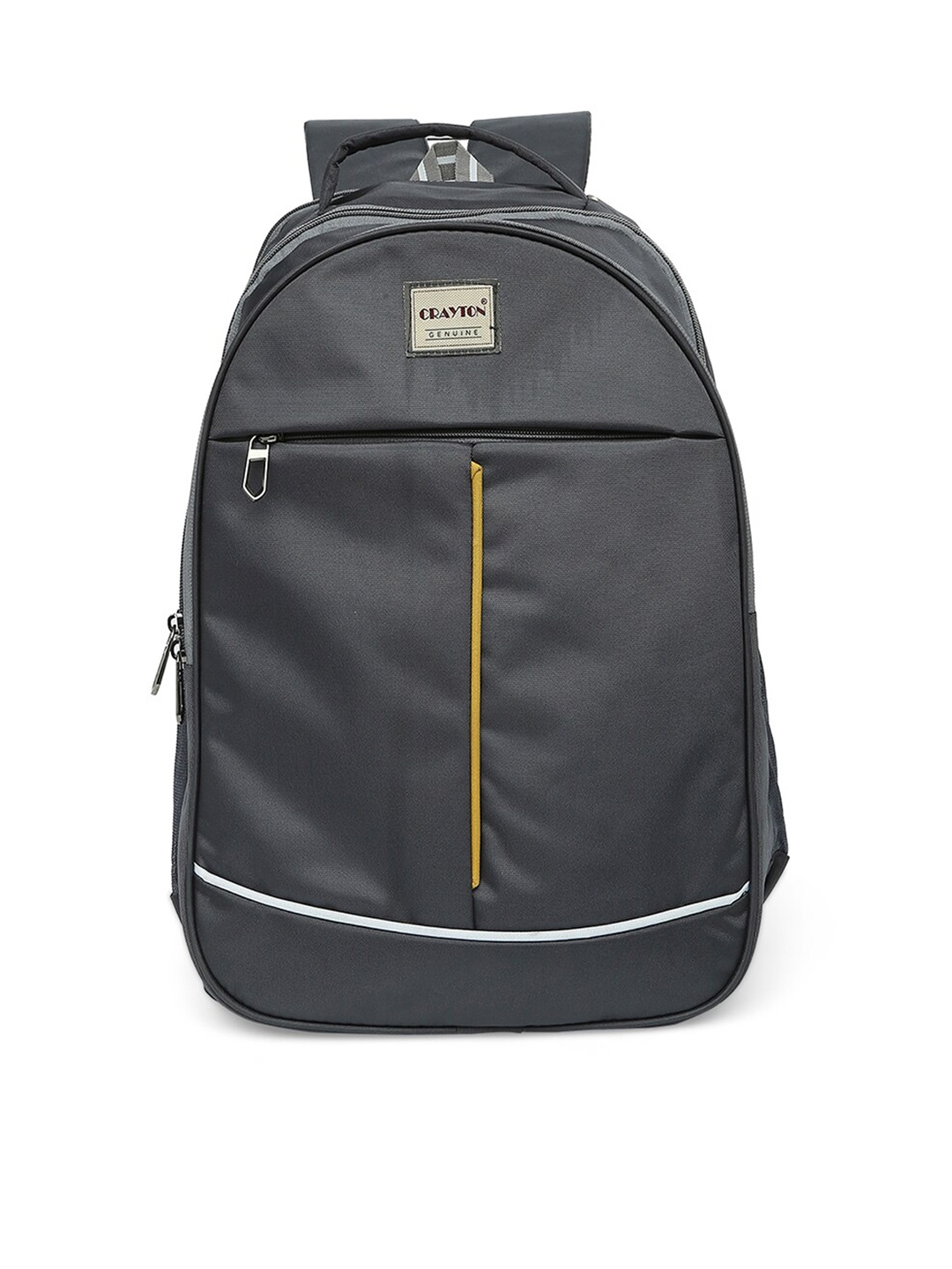 

CRAYTON Unisex Ergonomic Upto 15.6 Inch Backpack with Compression Straps, Grey