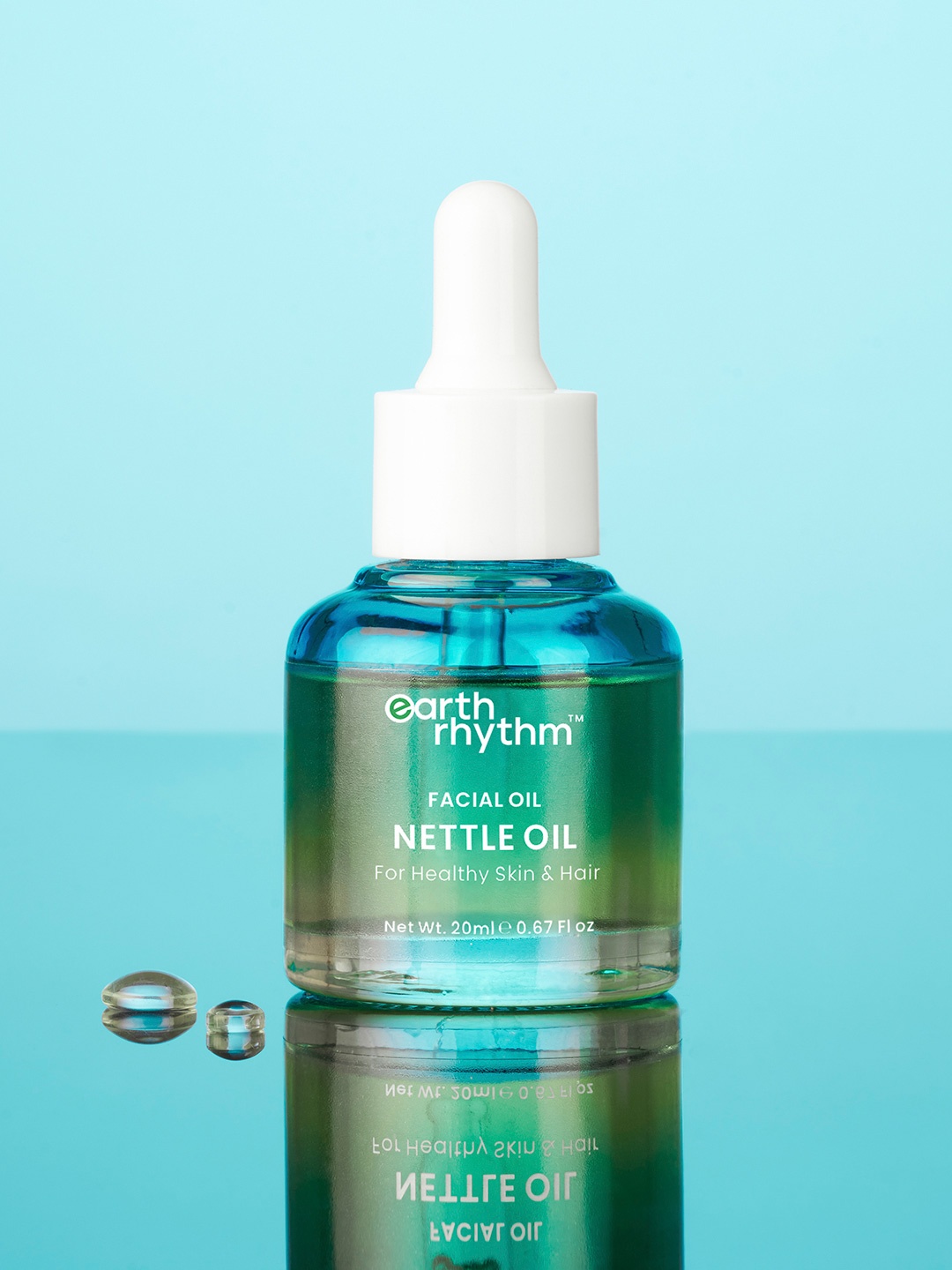 

Earth Rhythm Nettle Facial Oil - 20 ml, Blue