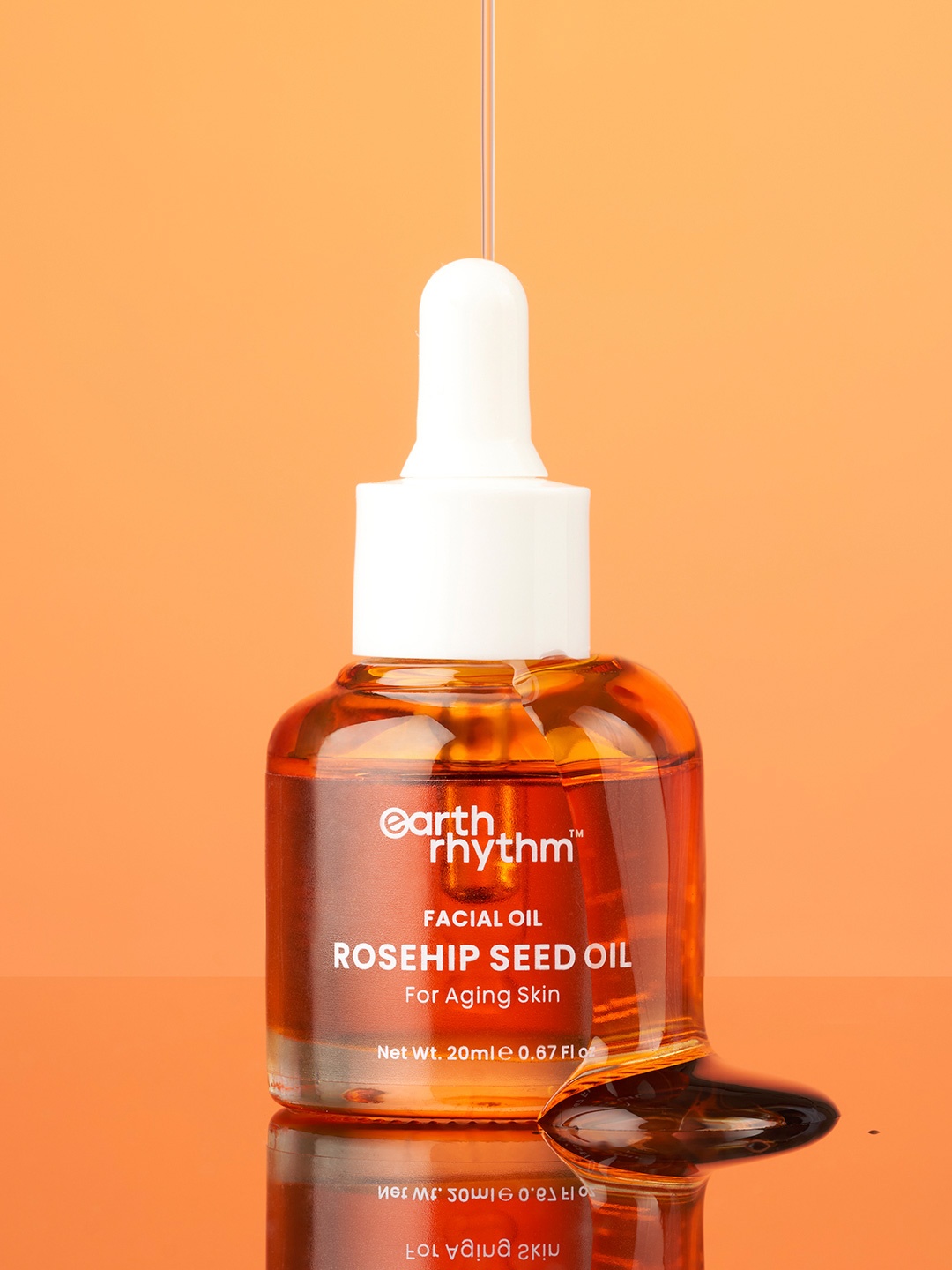 

Earth Rhythm Rosehip Seed Facial Oil 20 ml, Orange