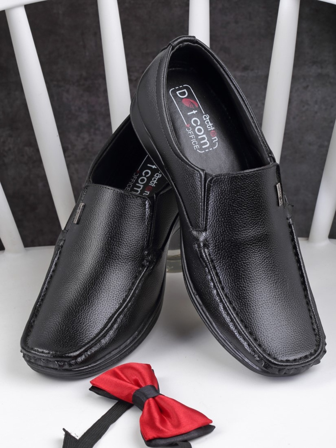 

Action Men Formal Slip-On Shoes, Black