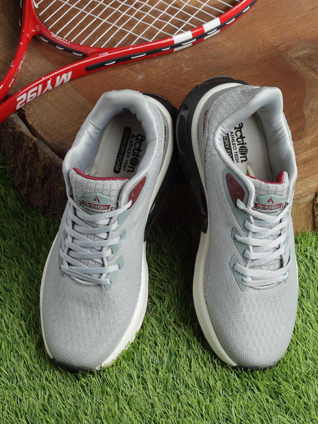 

Action Men Mesh Running Marking Shoes, Grey