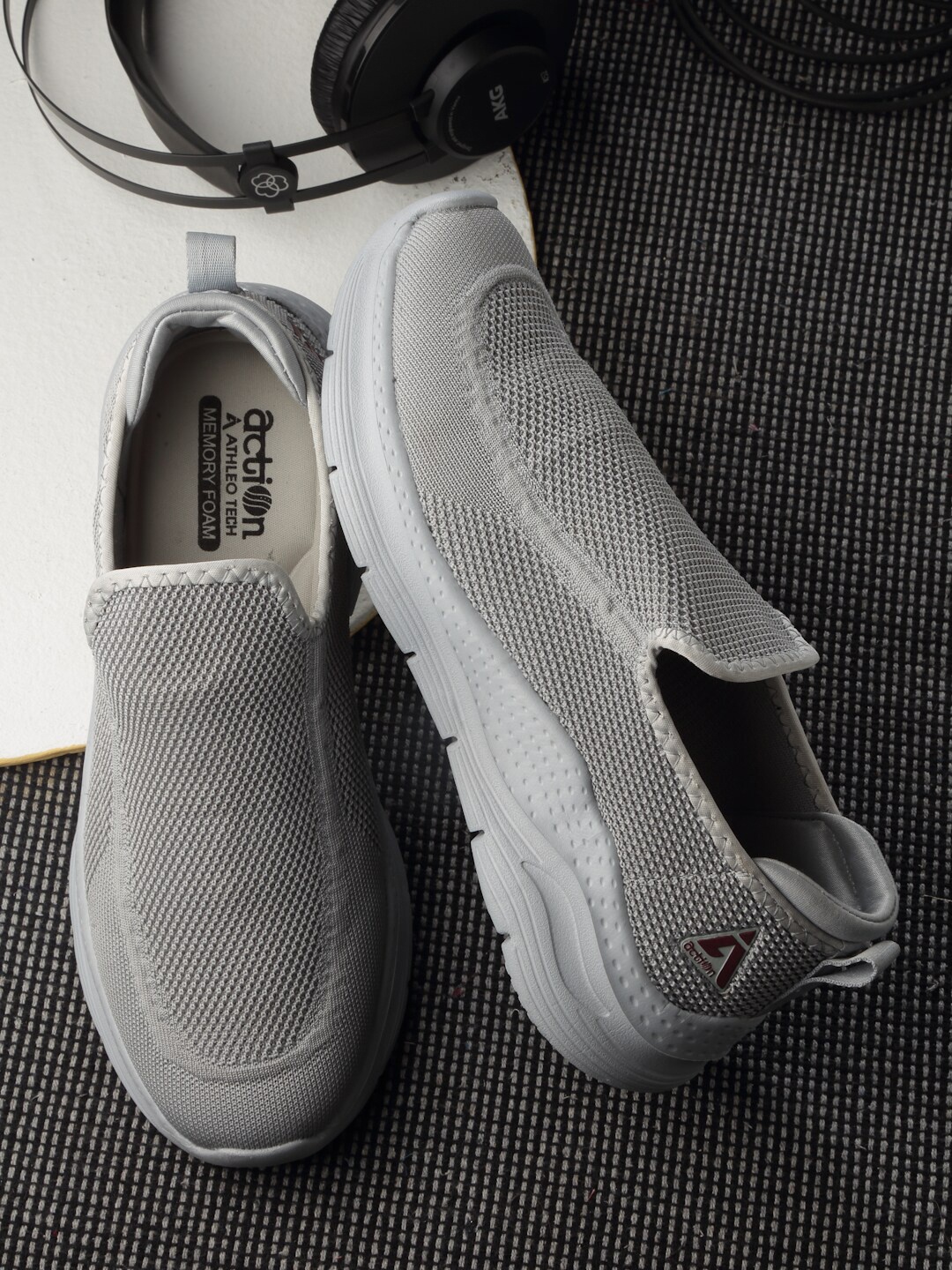 

Action Men Mesh Running Marking Shoes, Grey
