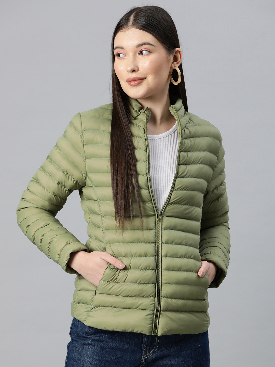

Foreign Culture By Fort Collins Padded Jacket, Olive