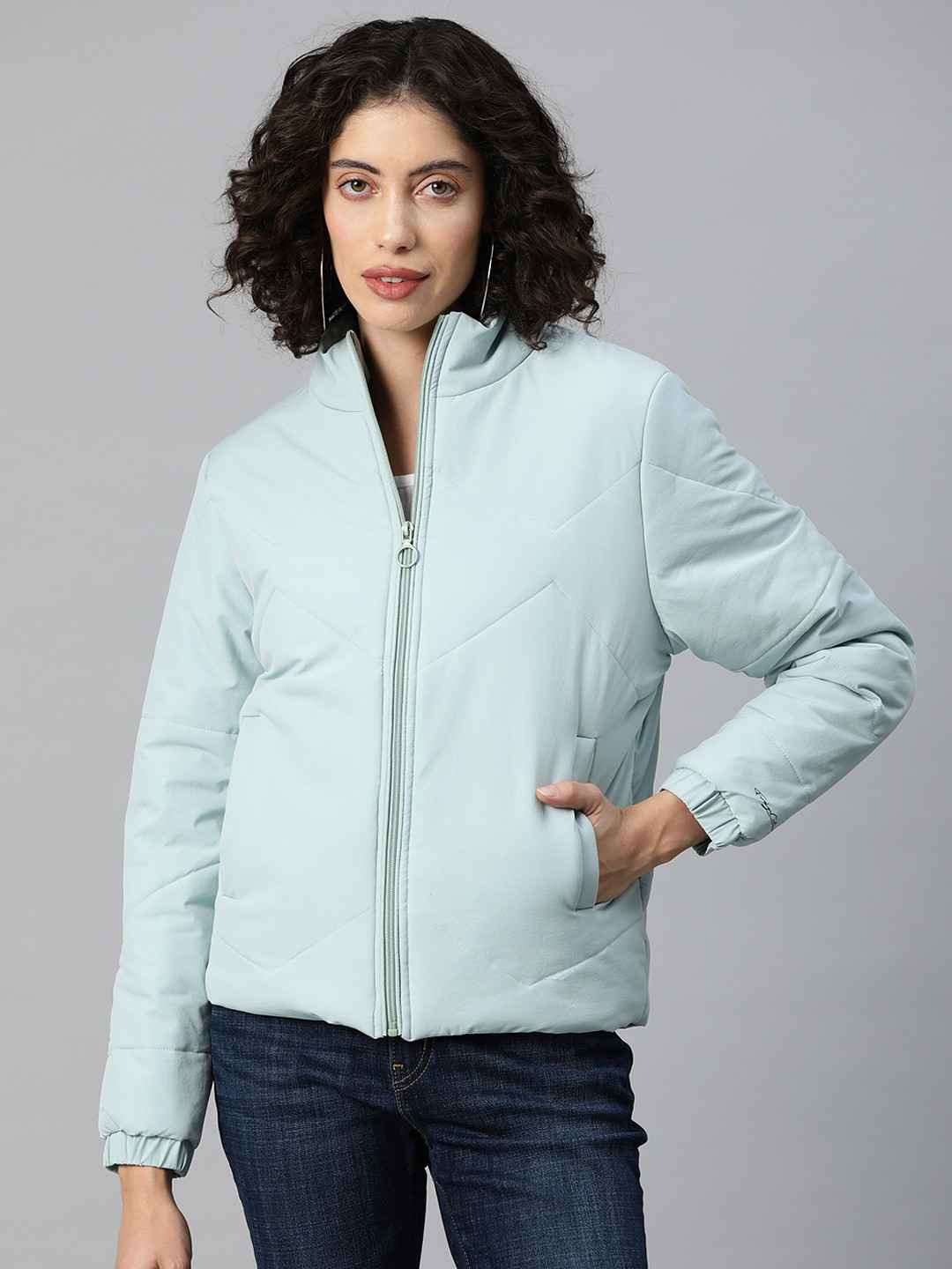 

Foreign Culture By Fort Collins Padded Jacket, Blue