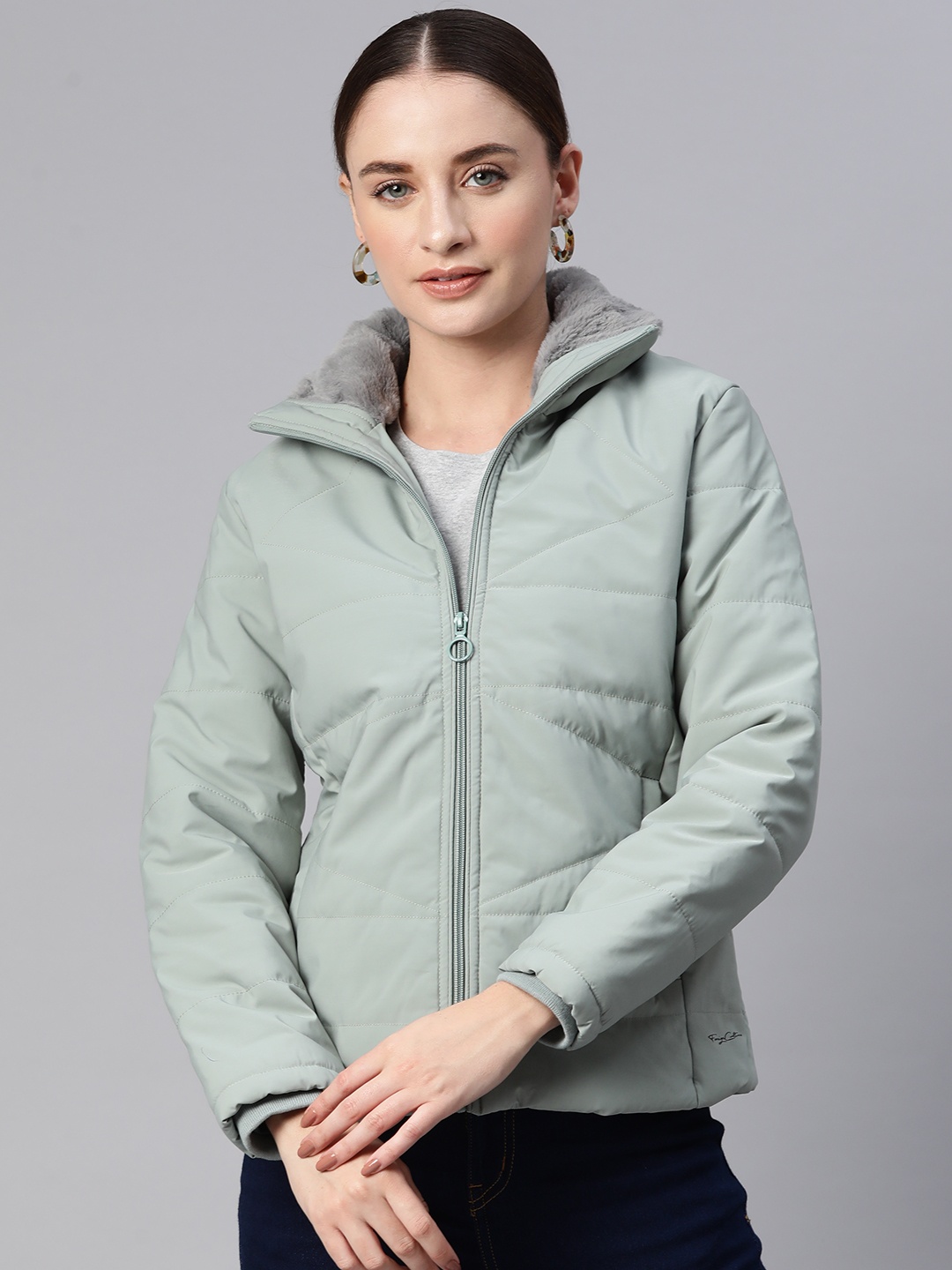 

Foreign Culture By Fort Collins Padded Jacket, Blue