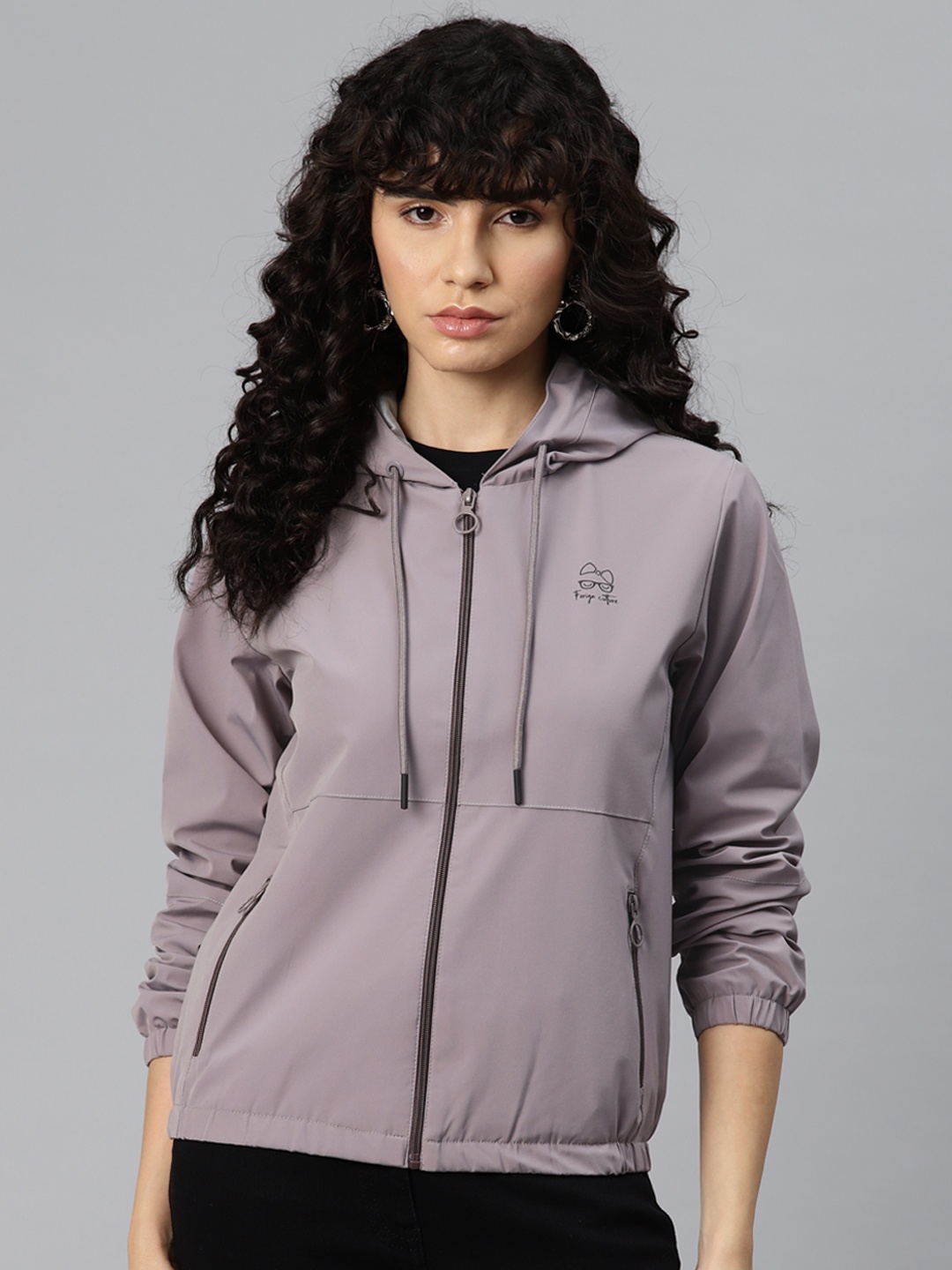 

Foreign Culture By Fort Collins Windcheater Tailored Jacket, Mauve