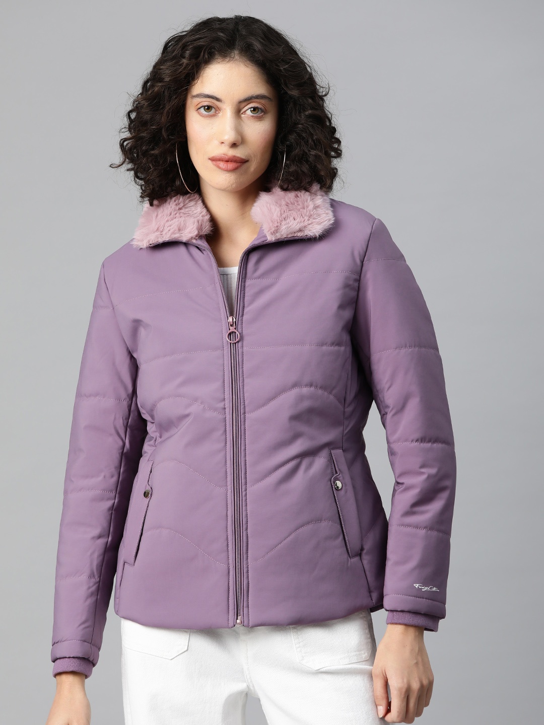 

Foreign Culture By Fort Collins Insulator Padded Jacket, Purple