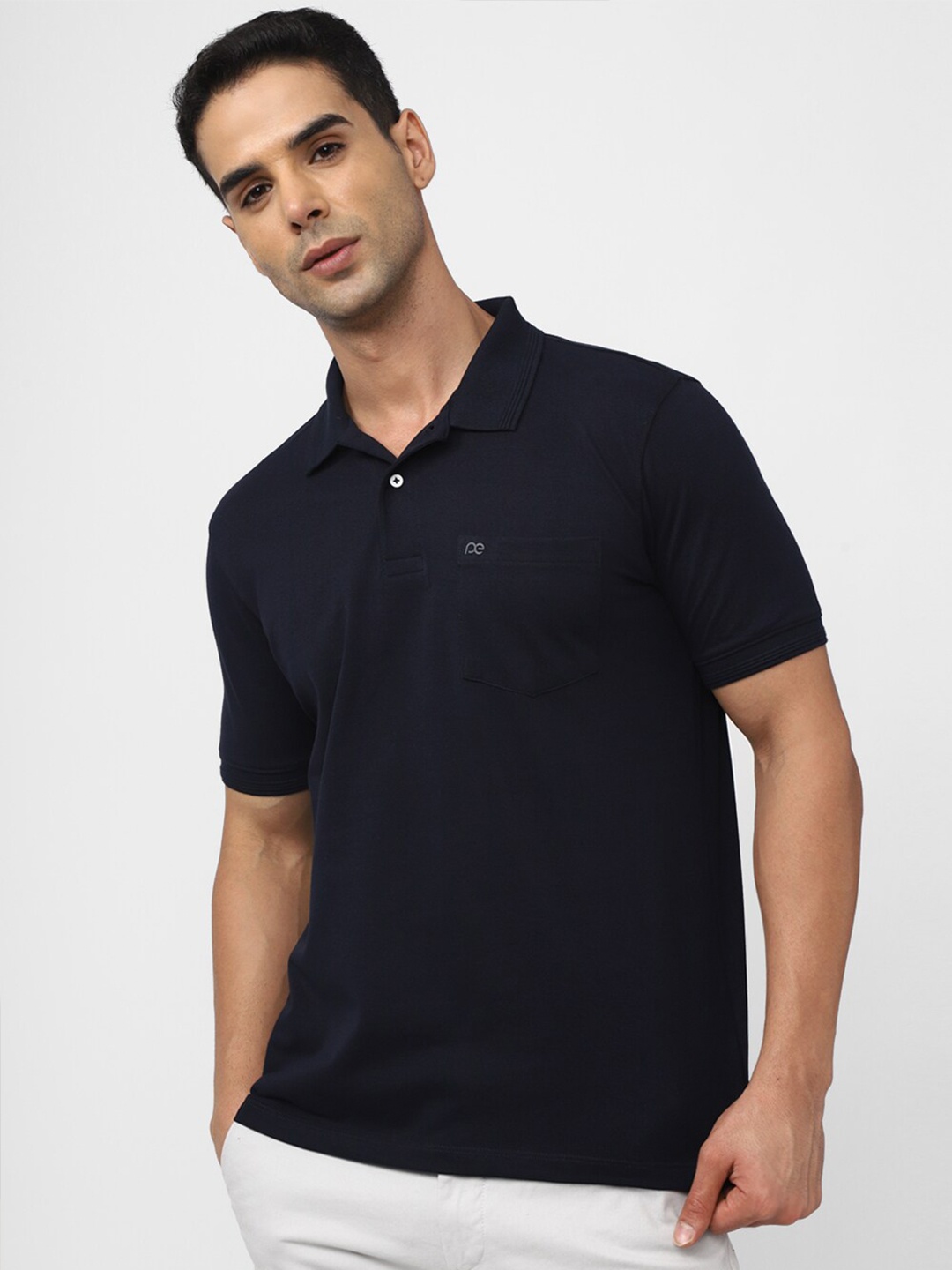 

Peter England Casuals Polo Collar T-shirt, Navy blue