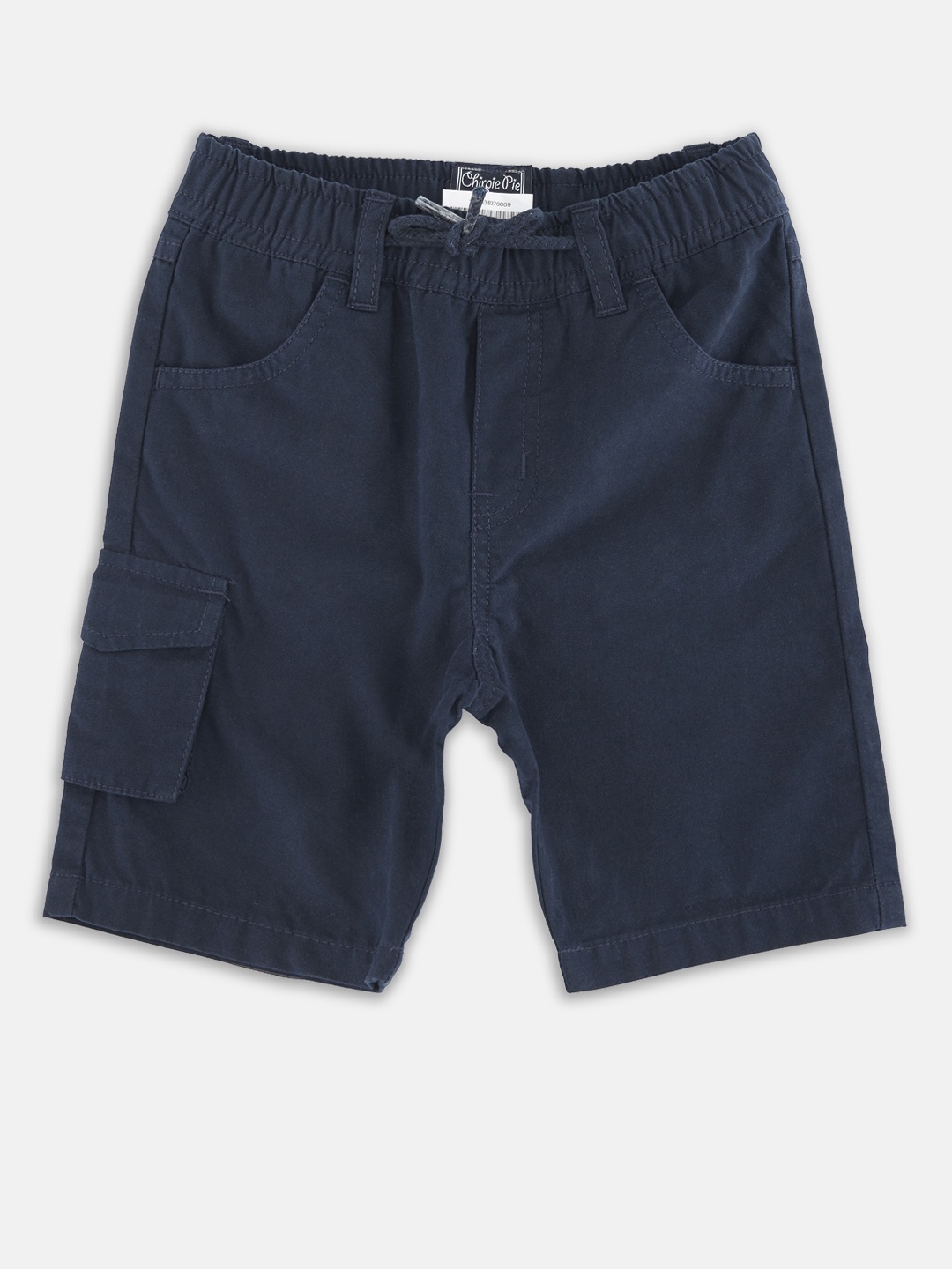 

Chirpie Pie by Pantaloons Boys Navy Blue Solid Regular Fit Cargo Shorts