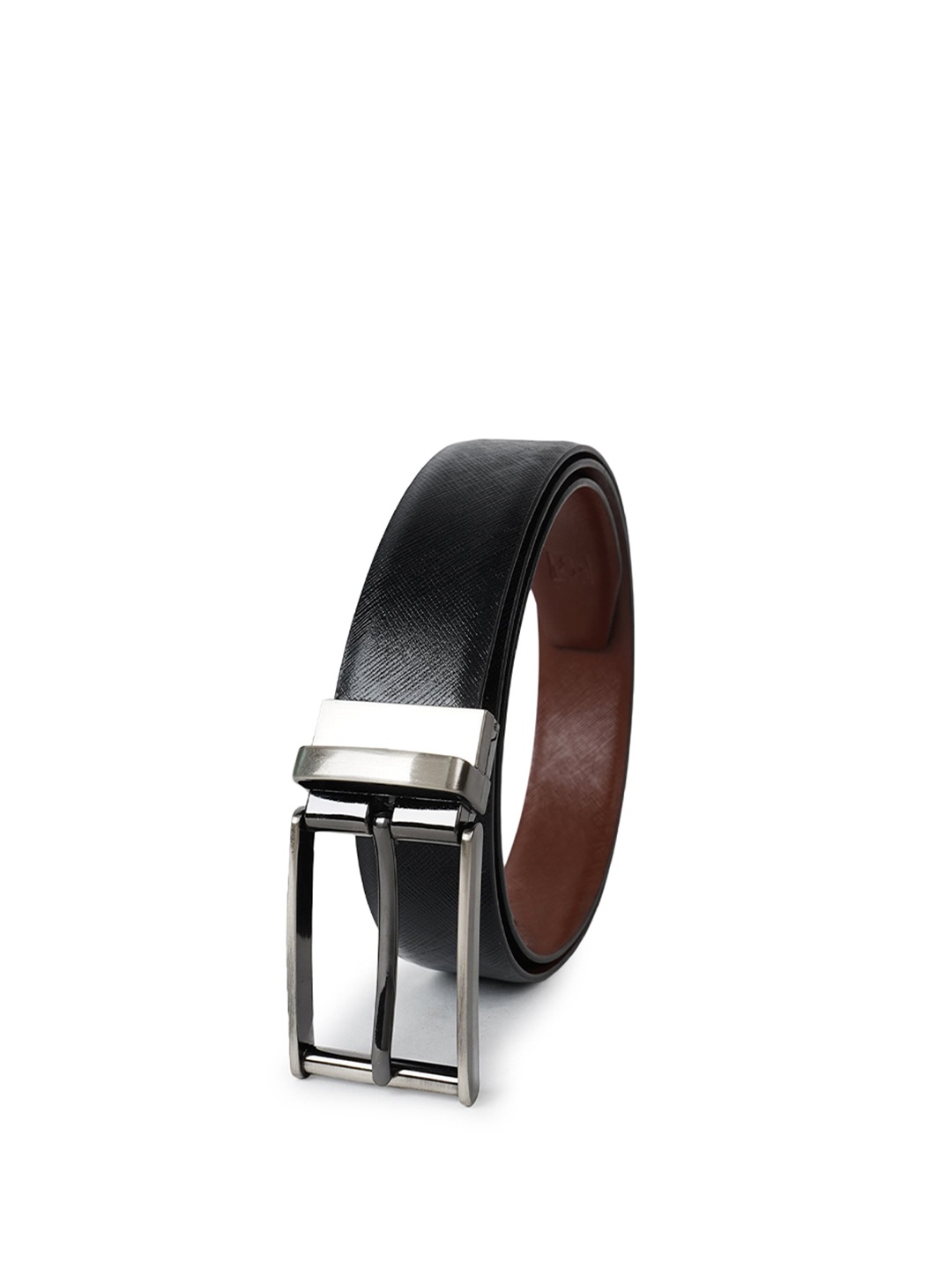 

CIMONI Men Leather Reversible Formal Belt, Black