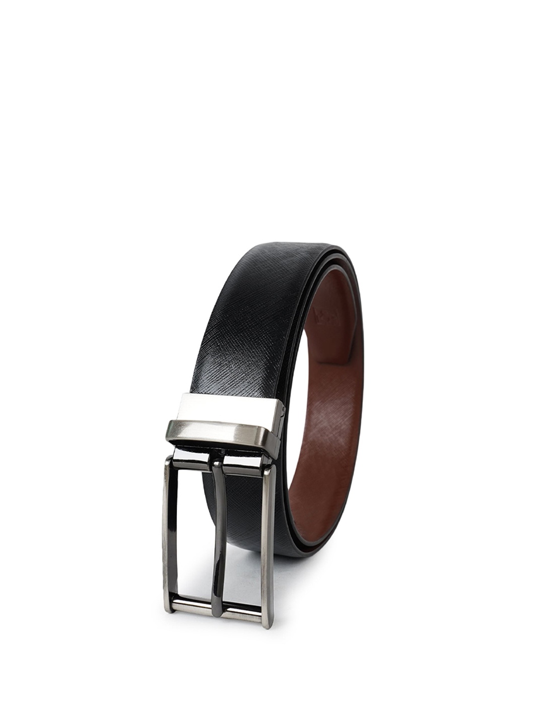 

CIMONI Men Leather Reversible Formal Belt, Black