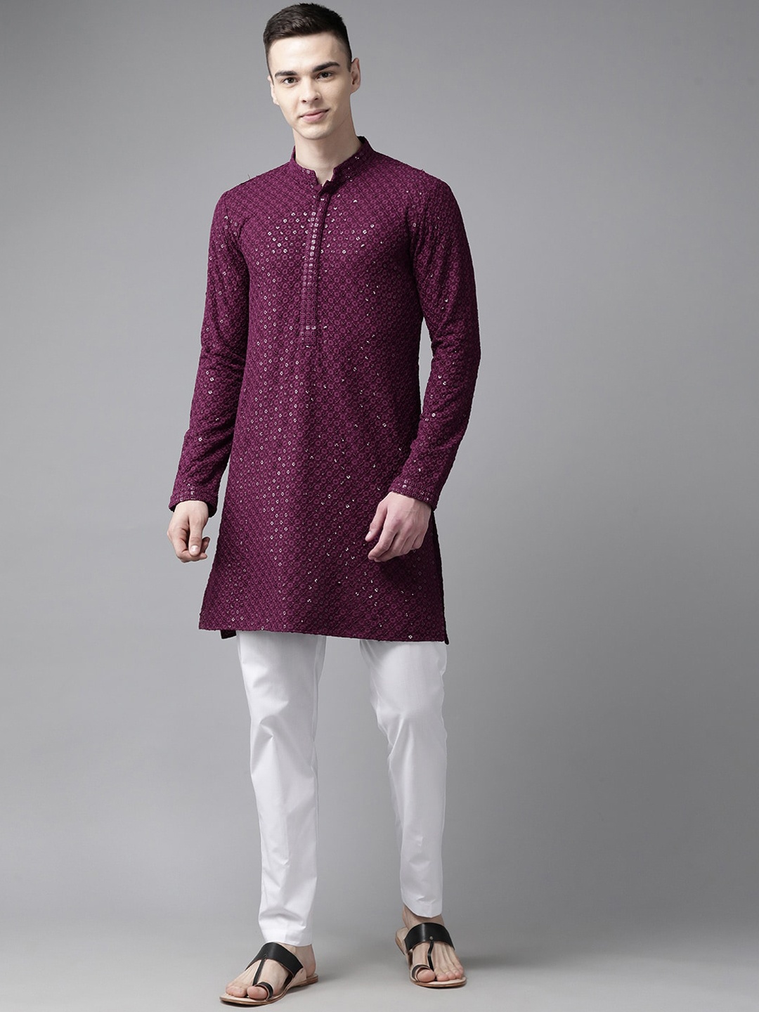 

See Designs Ethnic Motifs Embroidered Kurta, Magenta