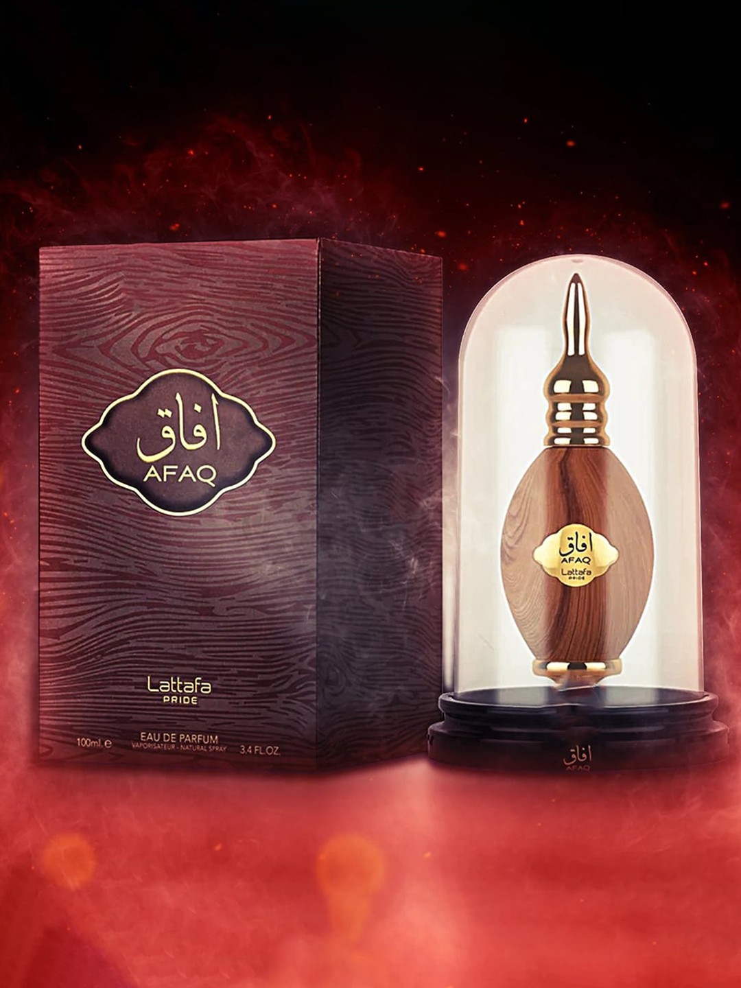 

Lattafa Afaq Long Lasting Eau De Parfum 100ml, Brown