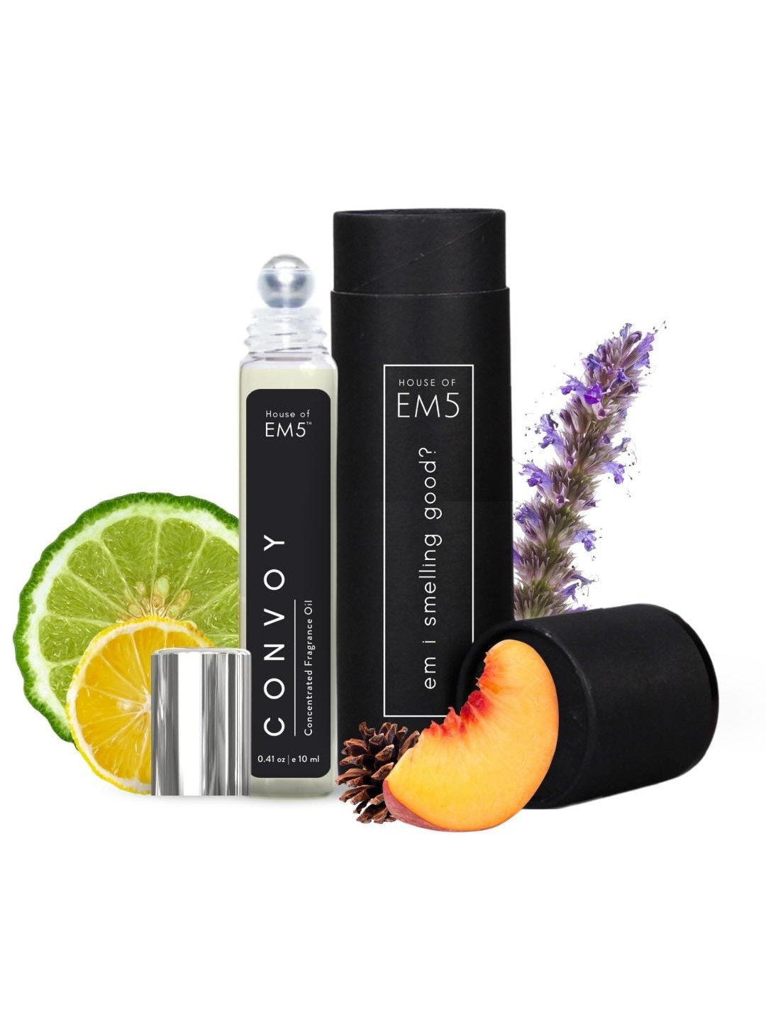 

EM5 Men Convoy Concentrated Fragrance Oil Perfume Roll On - 10ml, Transparent