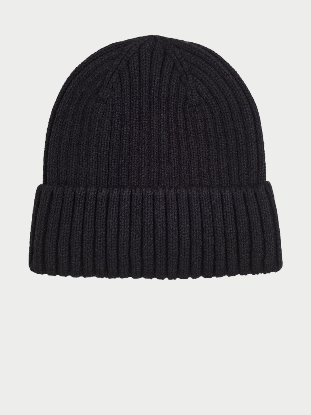 

H&M Infant Boys Rib-Knit Hat, Black