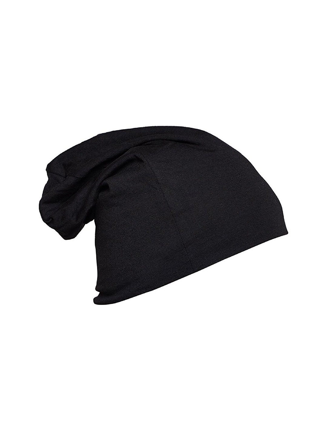 

Gajraj Unisex Cotton Slouchy Beanie, Black