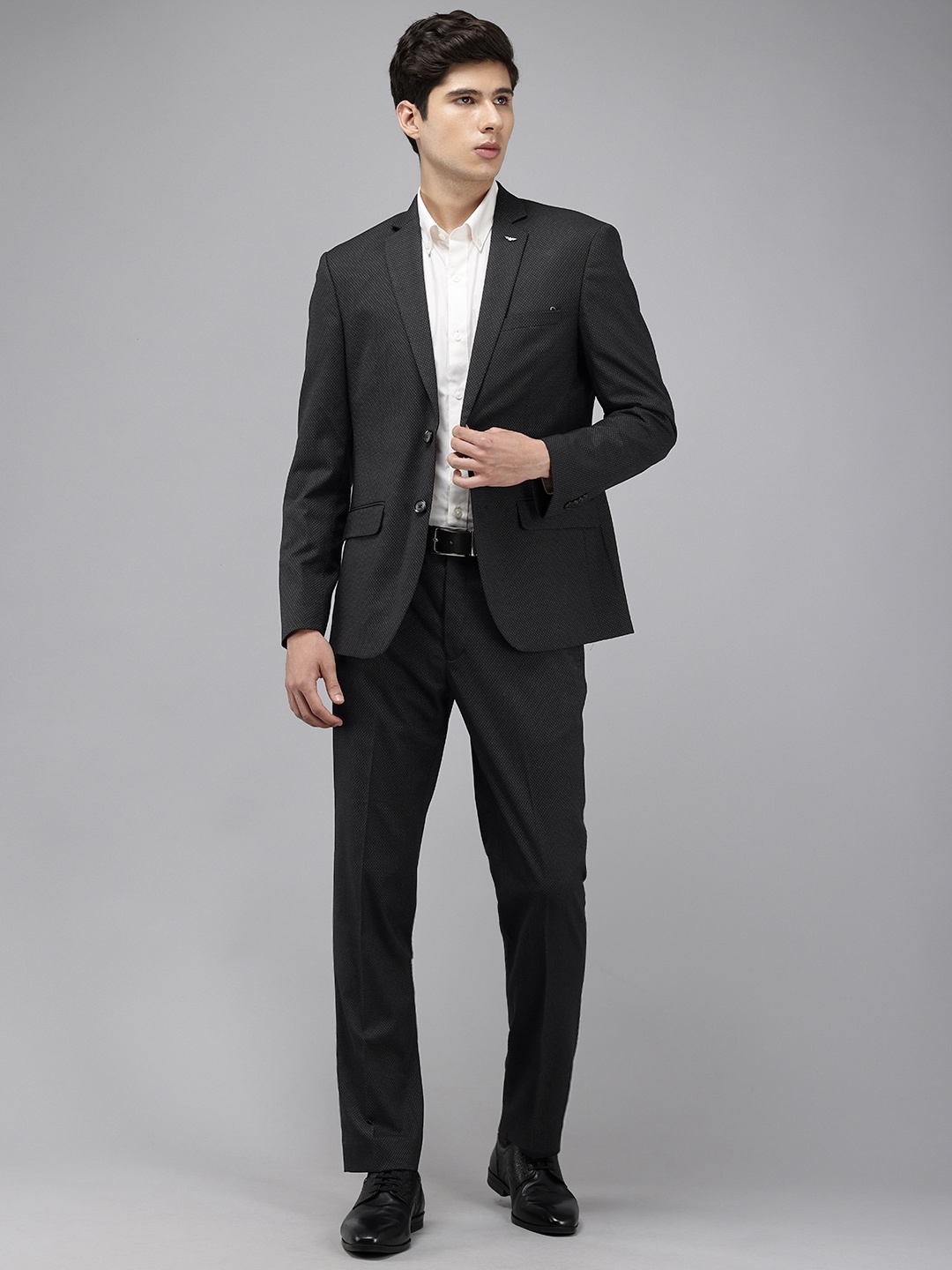 

Park Avenue Slim Fit Formal Blazer & Trouser, Black