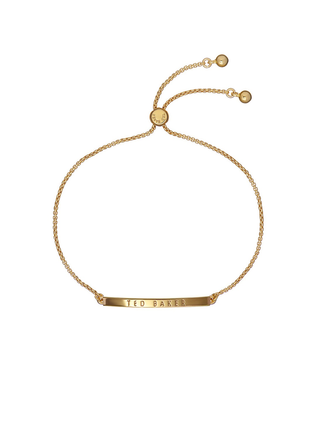 

Ted Baker Women Brass Wraparound Bracelet, Gold
