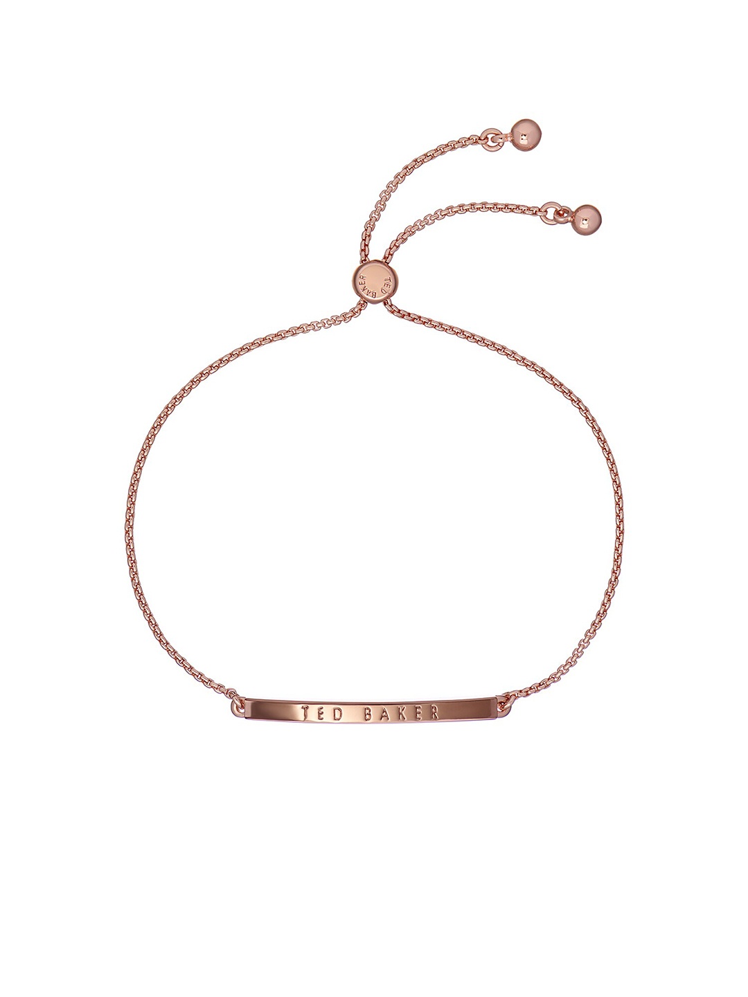 

Ted Baker Women Brass Wraparound Bracelet, Rose gold