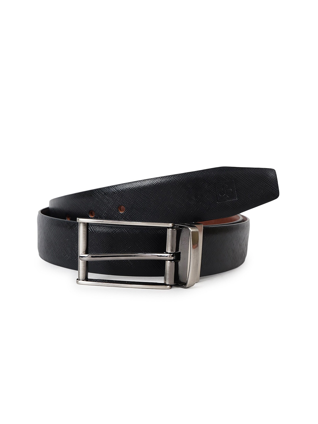 

CIMONI Men Leather Reversible Belt, Black