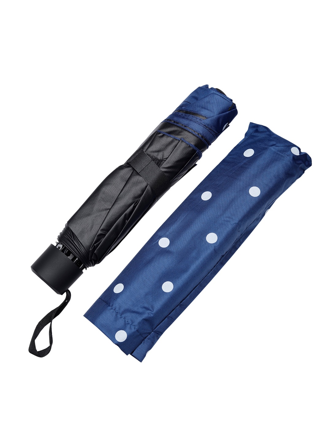 

LOOM LEGACY Printed 3-Fold Umbrellas, Navy blue