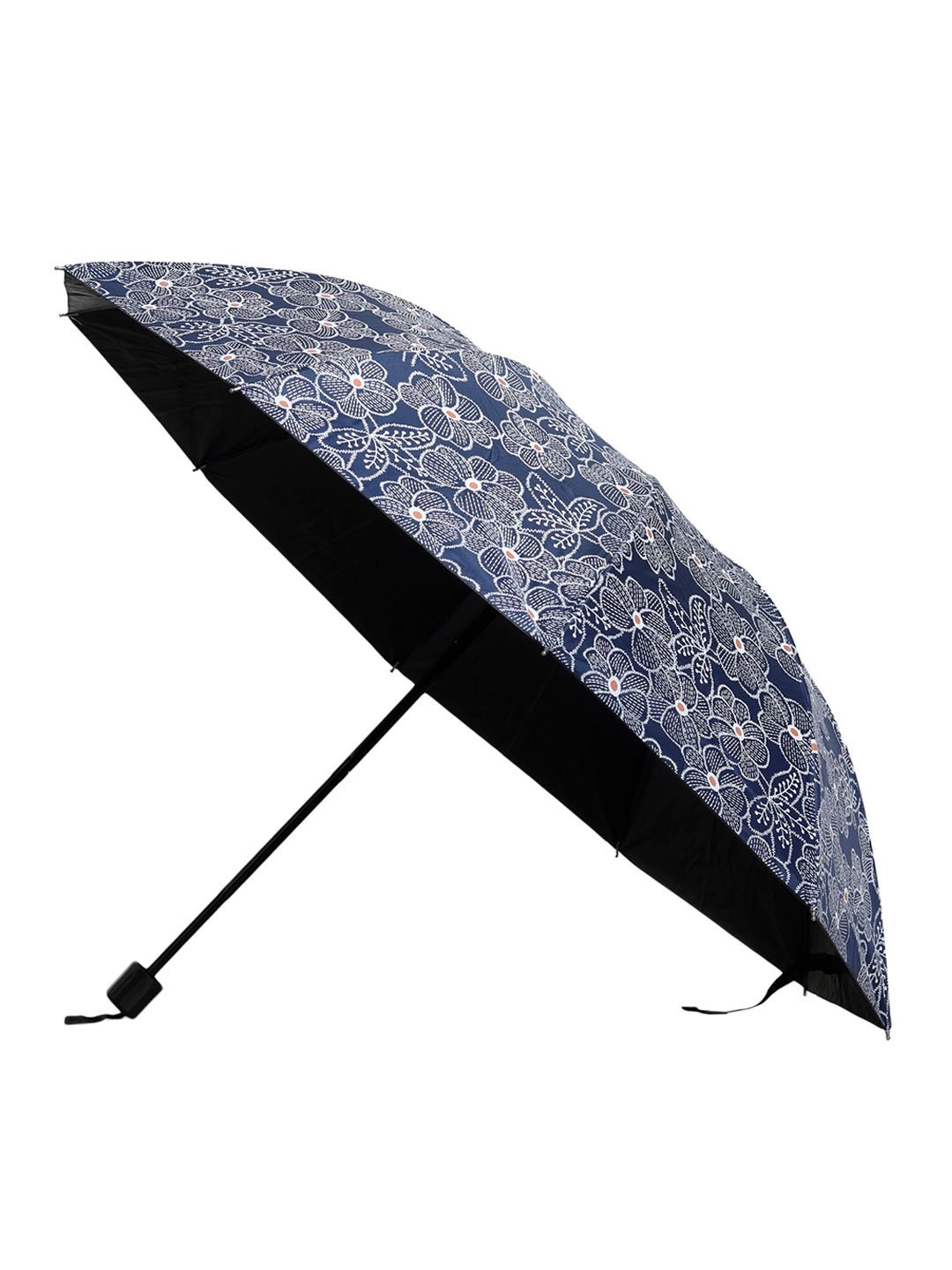 

LOOM LEGACY Printed 3-Fold Umbrellas, Navy blue