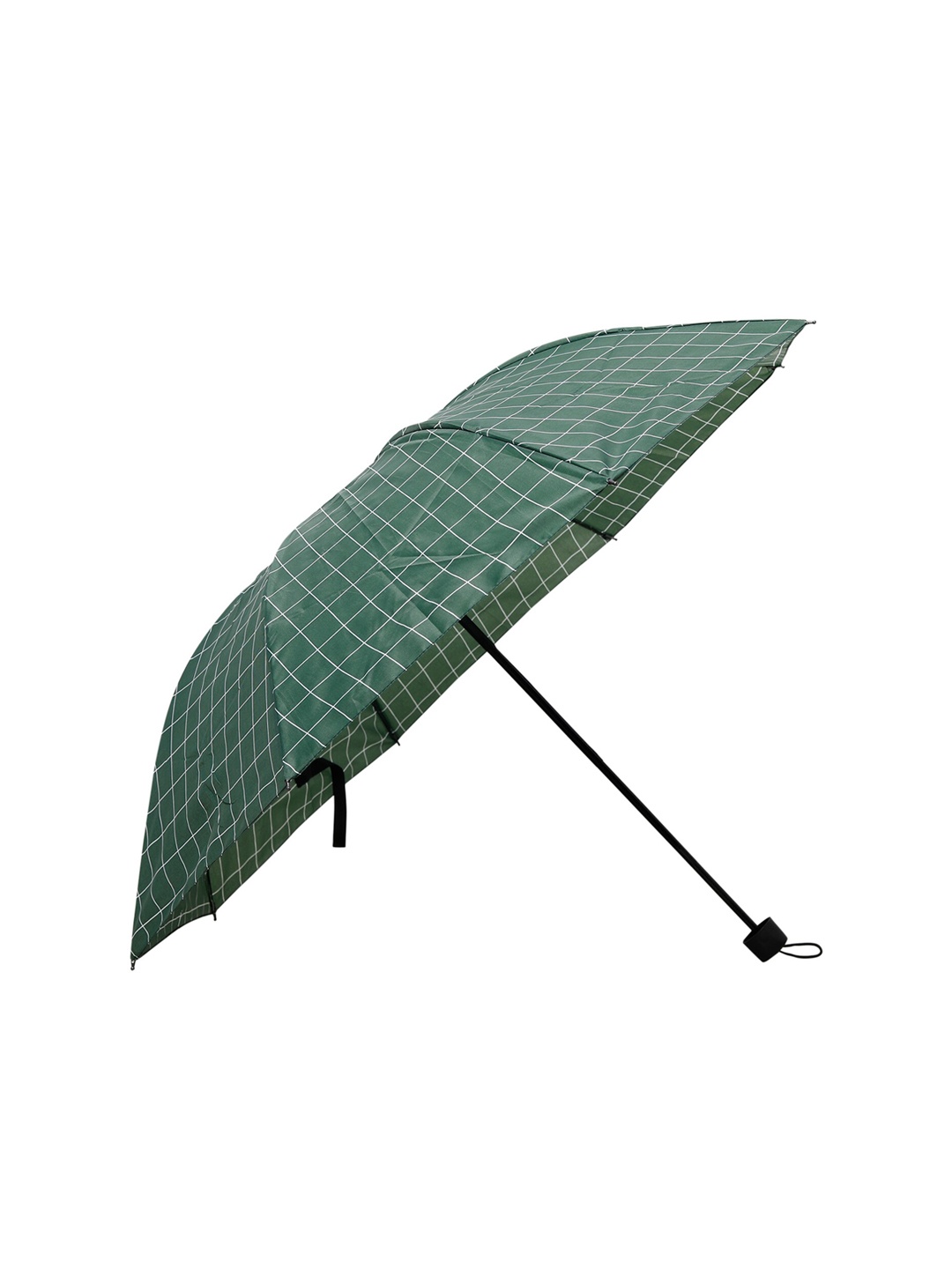 

LOOM LEGACY Checked 3-Fold Umbrellas, Green