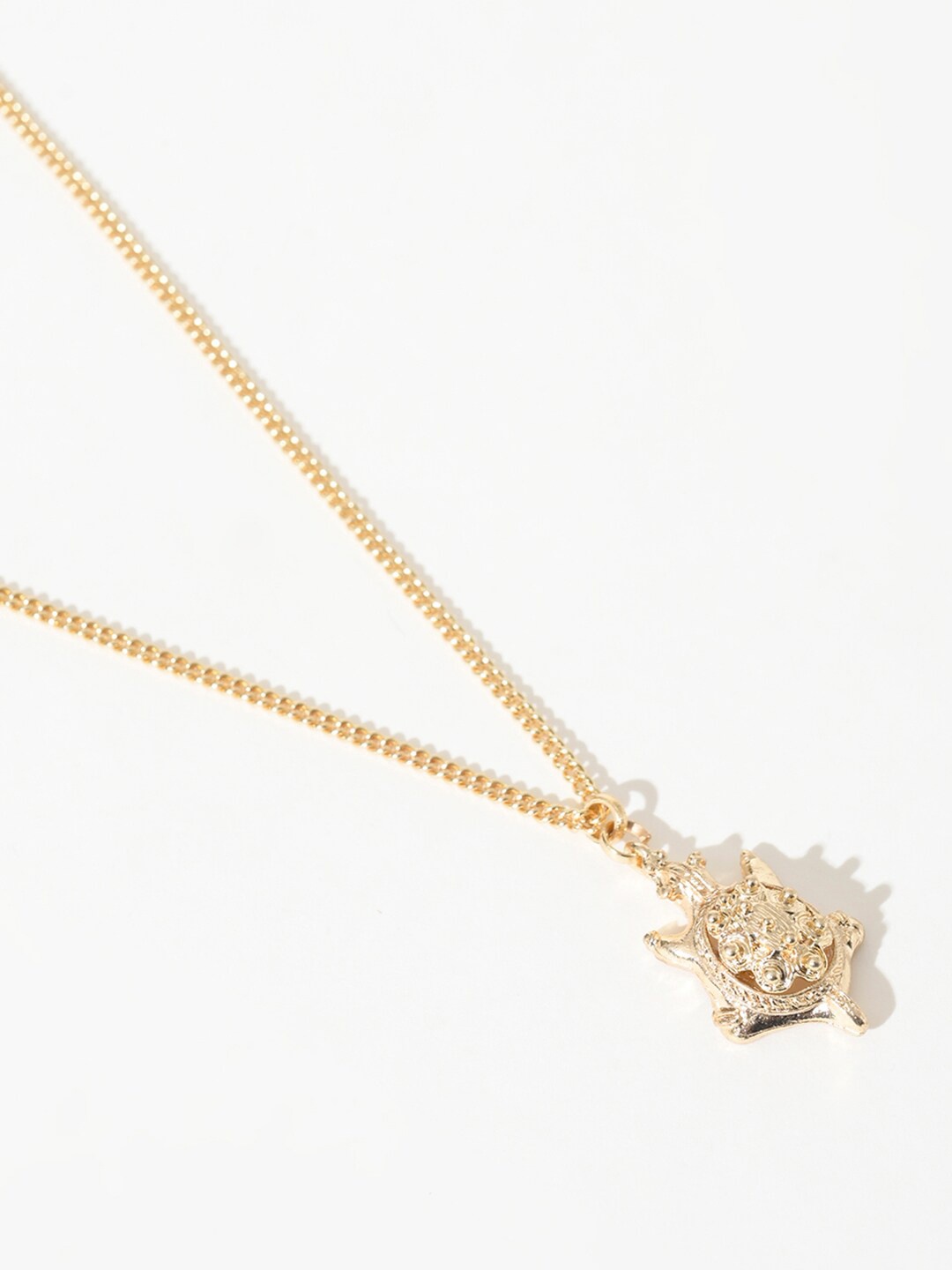 

XPNSV Turtle Charm Pendant Necklace, Gold