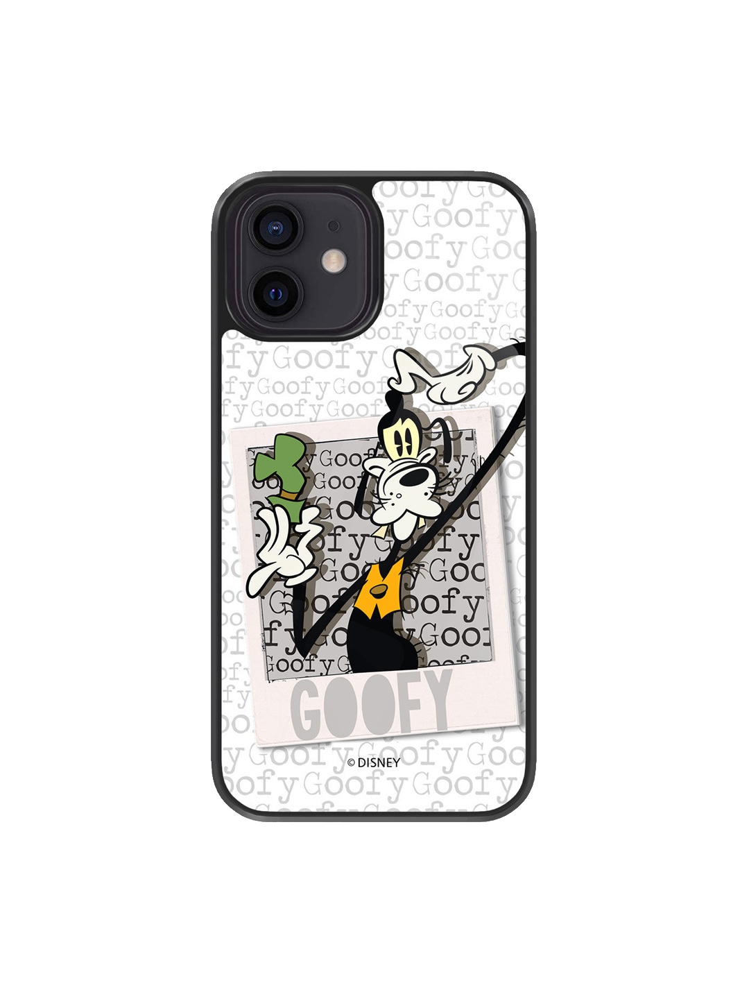 

macmerise iPhone 12 Hello Mr Goofy Design Back Case, White
