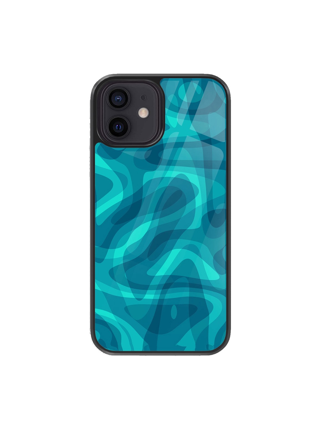 

macmeriseiPhone 12 Water Reflection Design Back Case, Blue