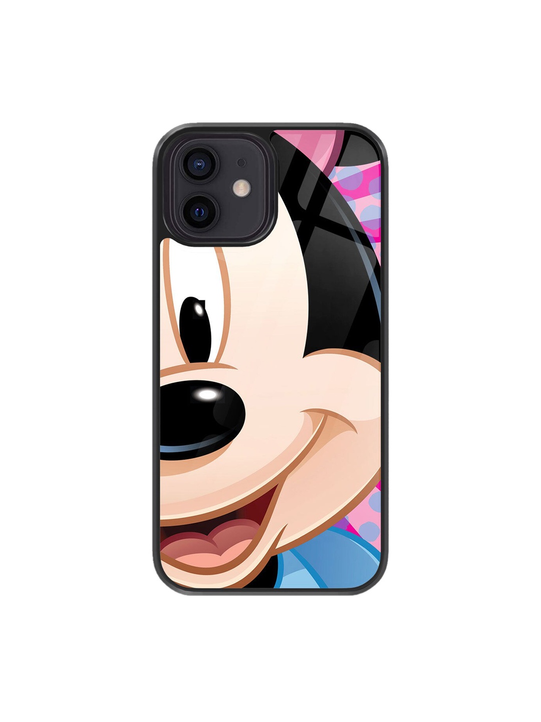 

macmerise iPhone 12 Zoom Up Minnie Design Back Case, Beige