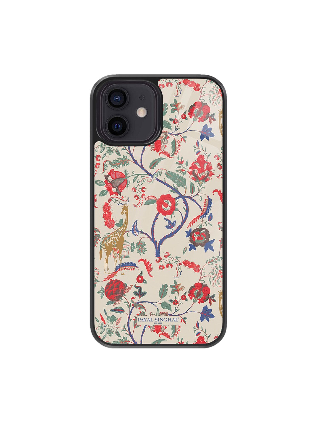 

macmerise Payal Singhal Giraffe Print Design iPhone 12 Back Case, Cream