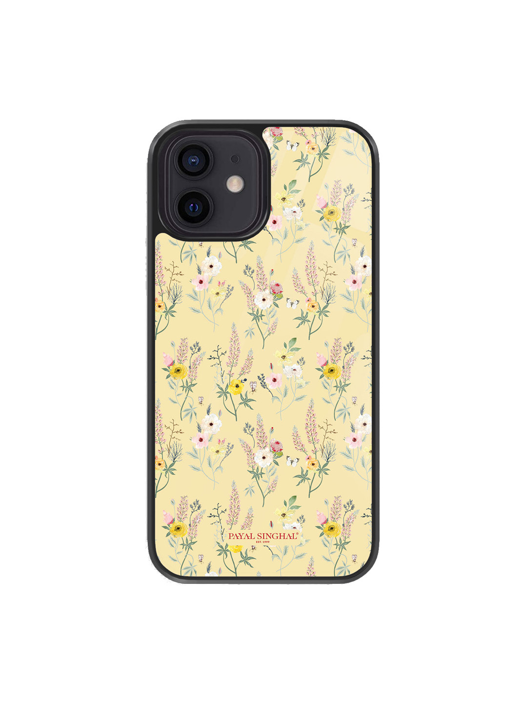 

macmerise Payal Singhal Lemon Garden Design Printed iPhone 12 Back Case, Yellow
