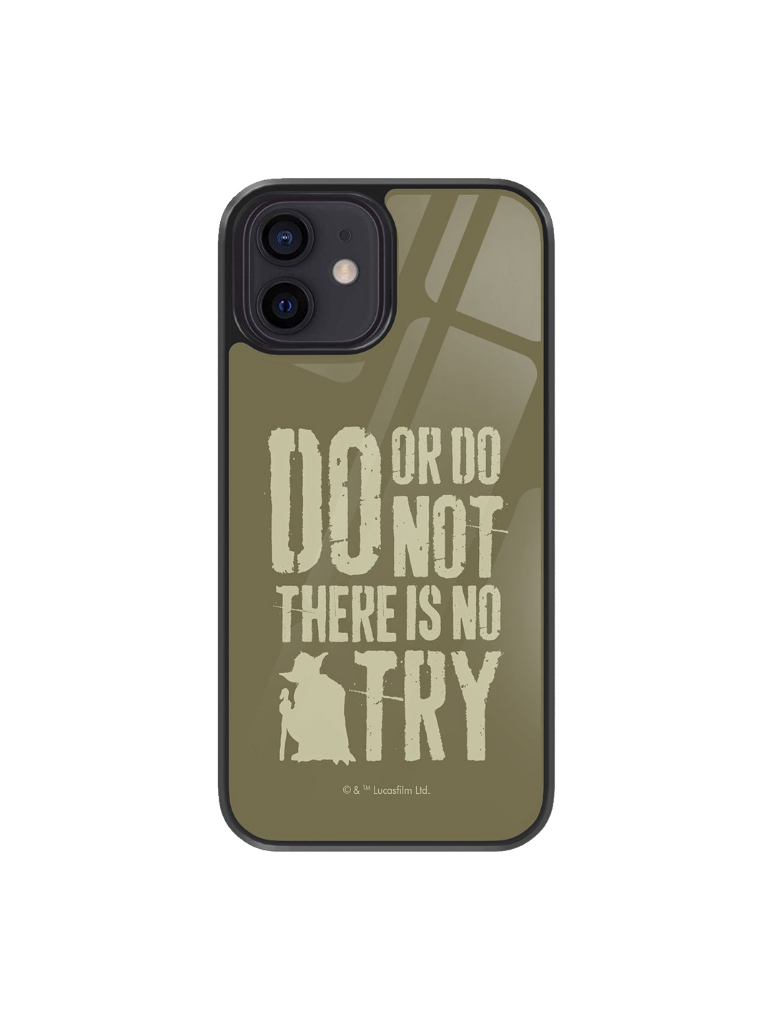 

macmerise Yoda Theory Design iPhone 12 Back Case, Green