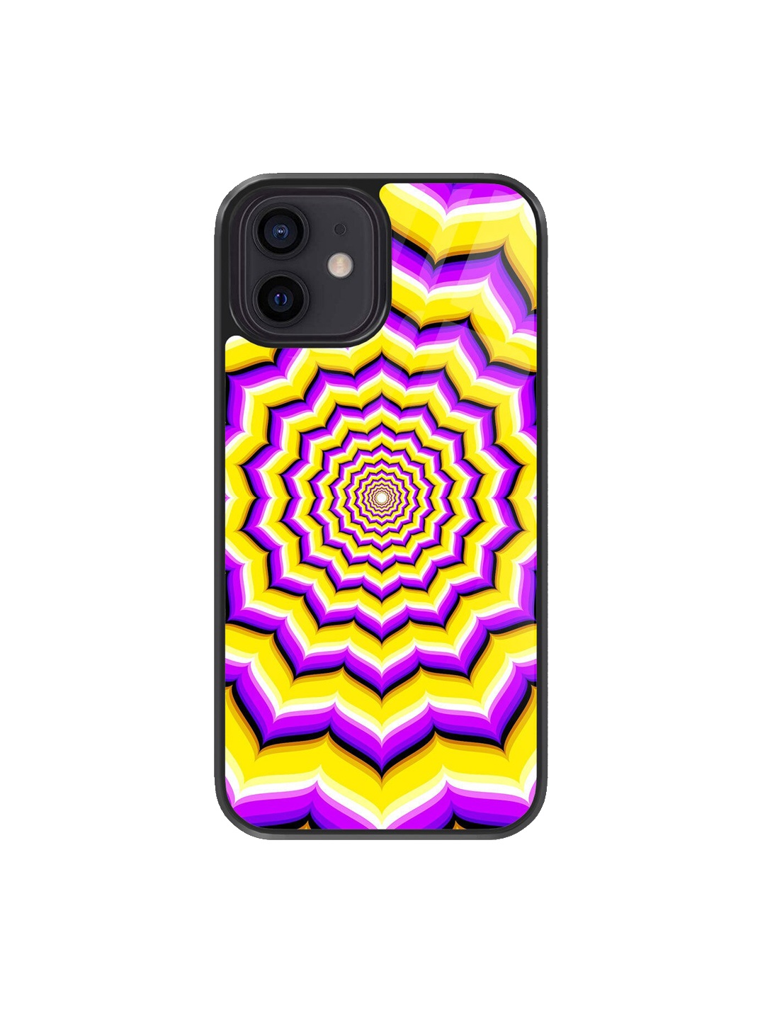 

macmerise Soul Gazing Design iPhone 12 Back Case, Yellow