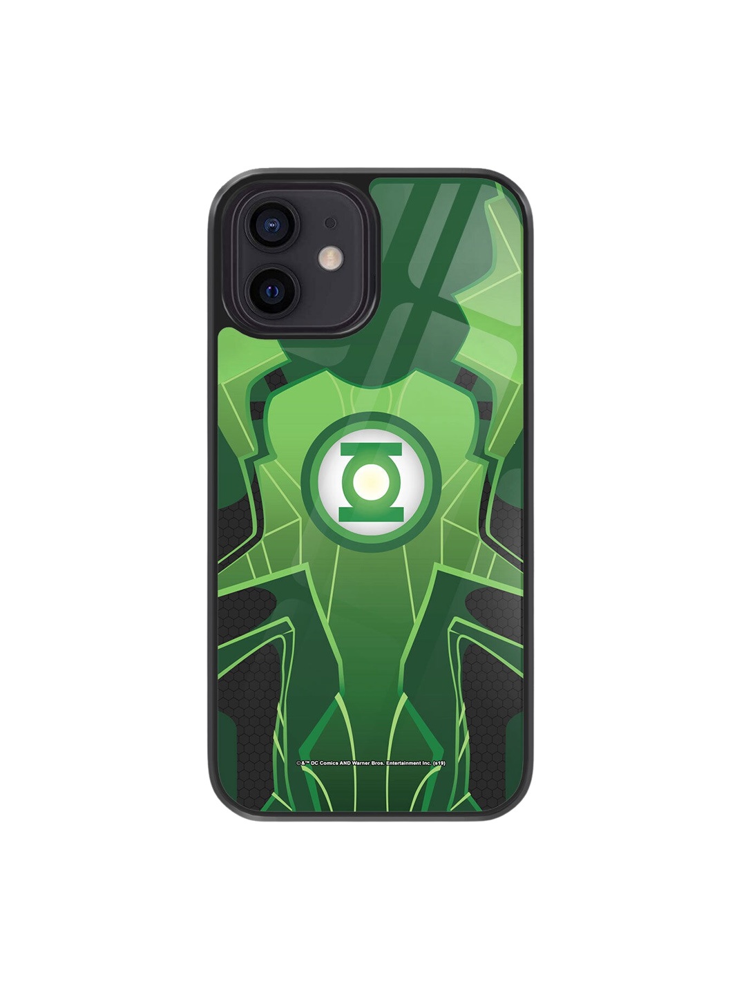 

macmerise Printed Suit up Lantern Design iPhone 12 Glass Back Case, Green