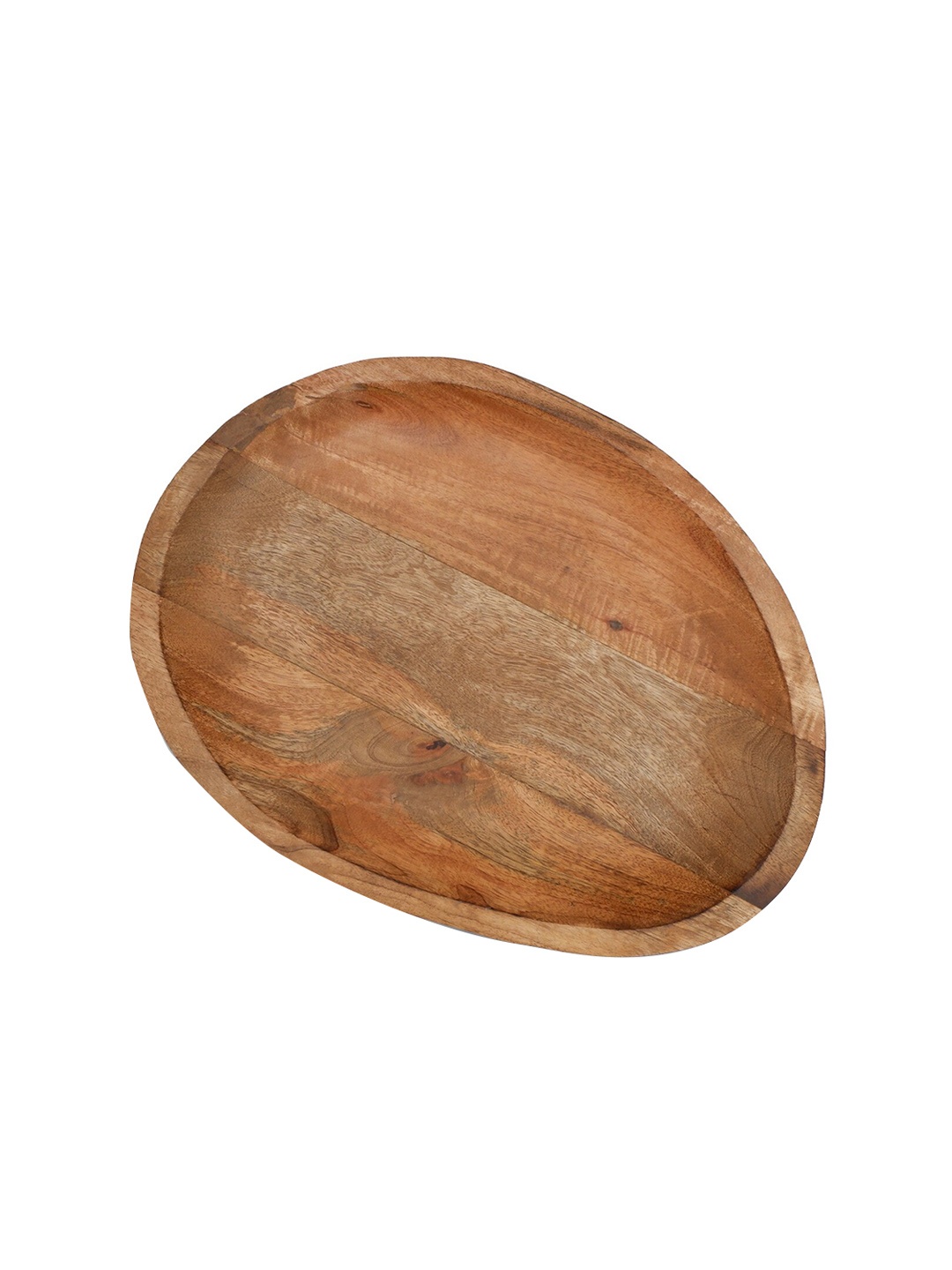 

CASA DECOR Brown Self-Designed Wooden Serving Tray