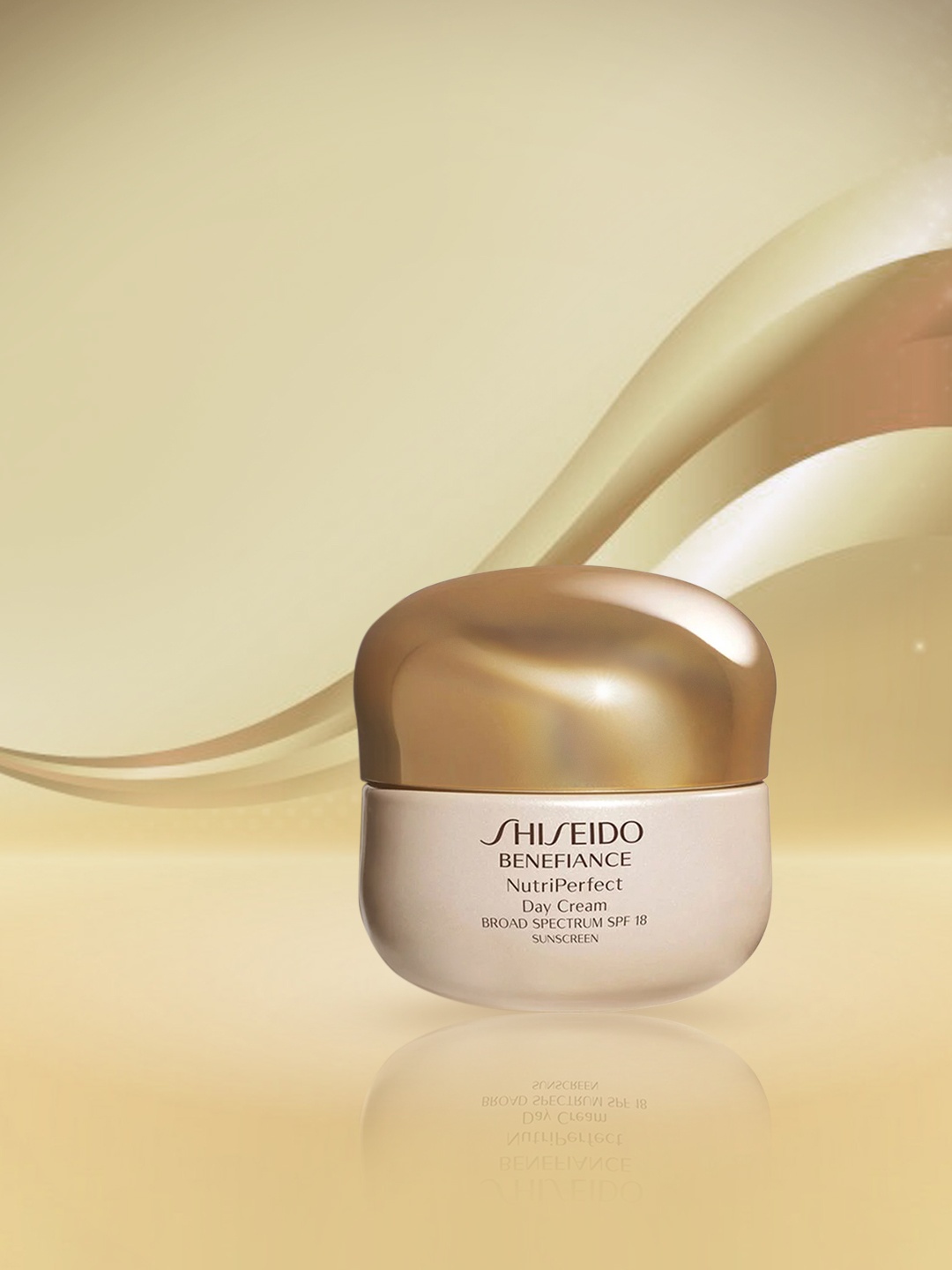

SHISEIDO Benefiance NutriPerfect Day Cream SPF 18 for All Skin Types 50 ml, Nude