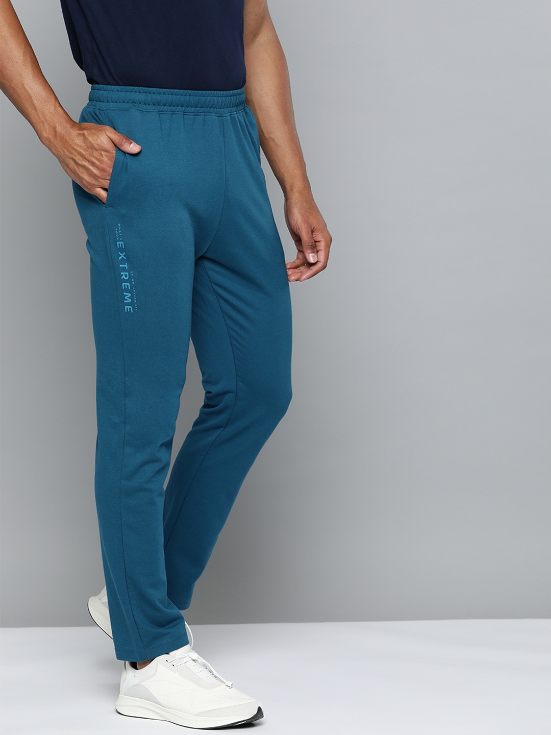 

HRX by Hrithik Roshan Regular Fit Lifestyle Track Pants, Teal